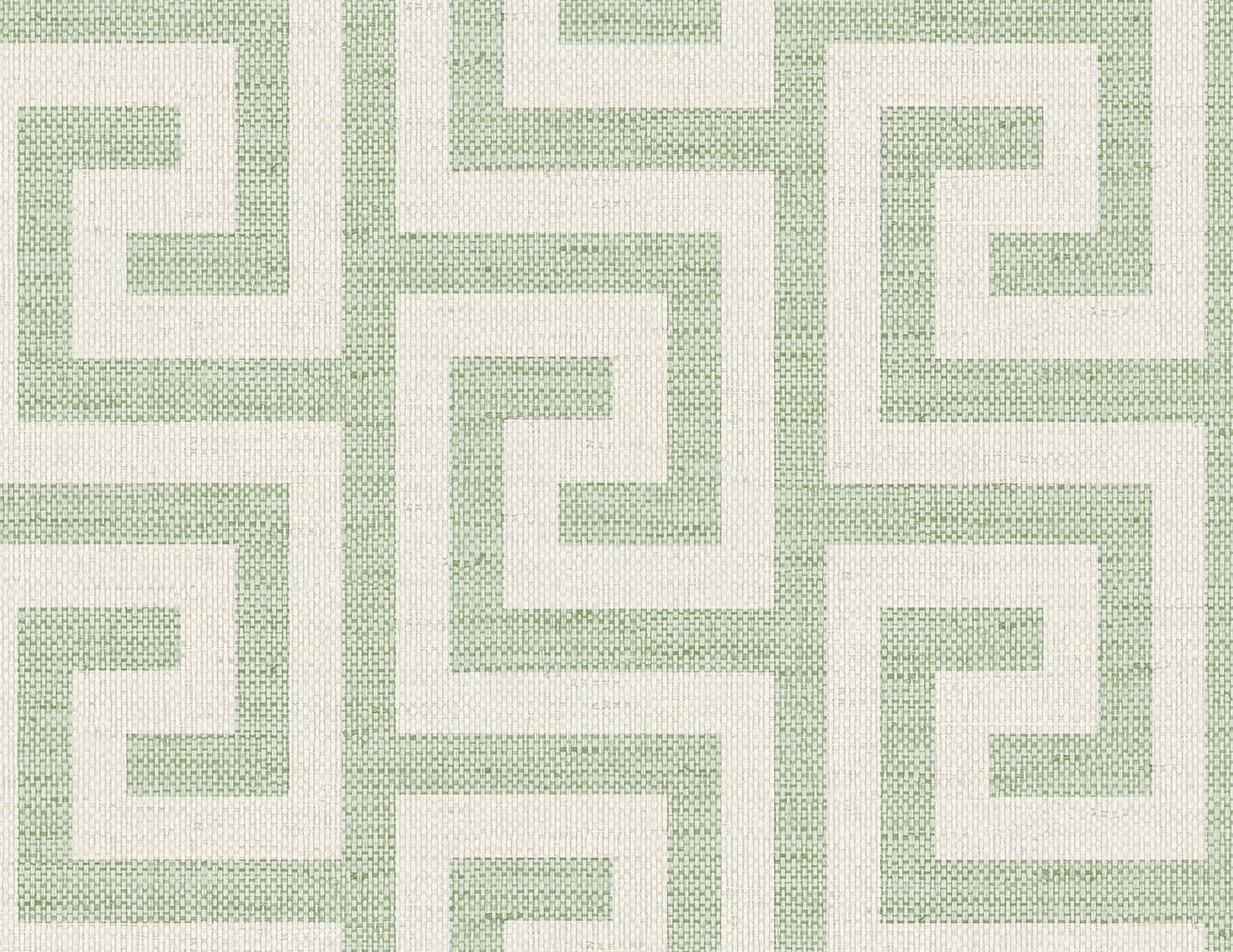 Luna Retreat Greek Key Embossed Vinyl Unpasted Wallpaper