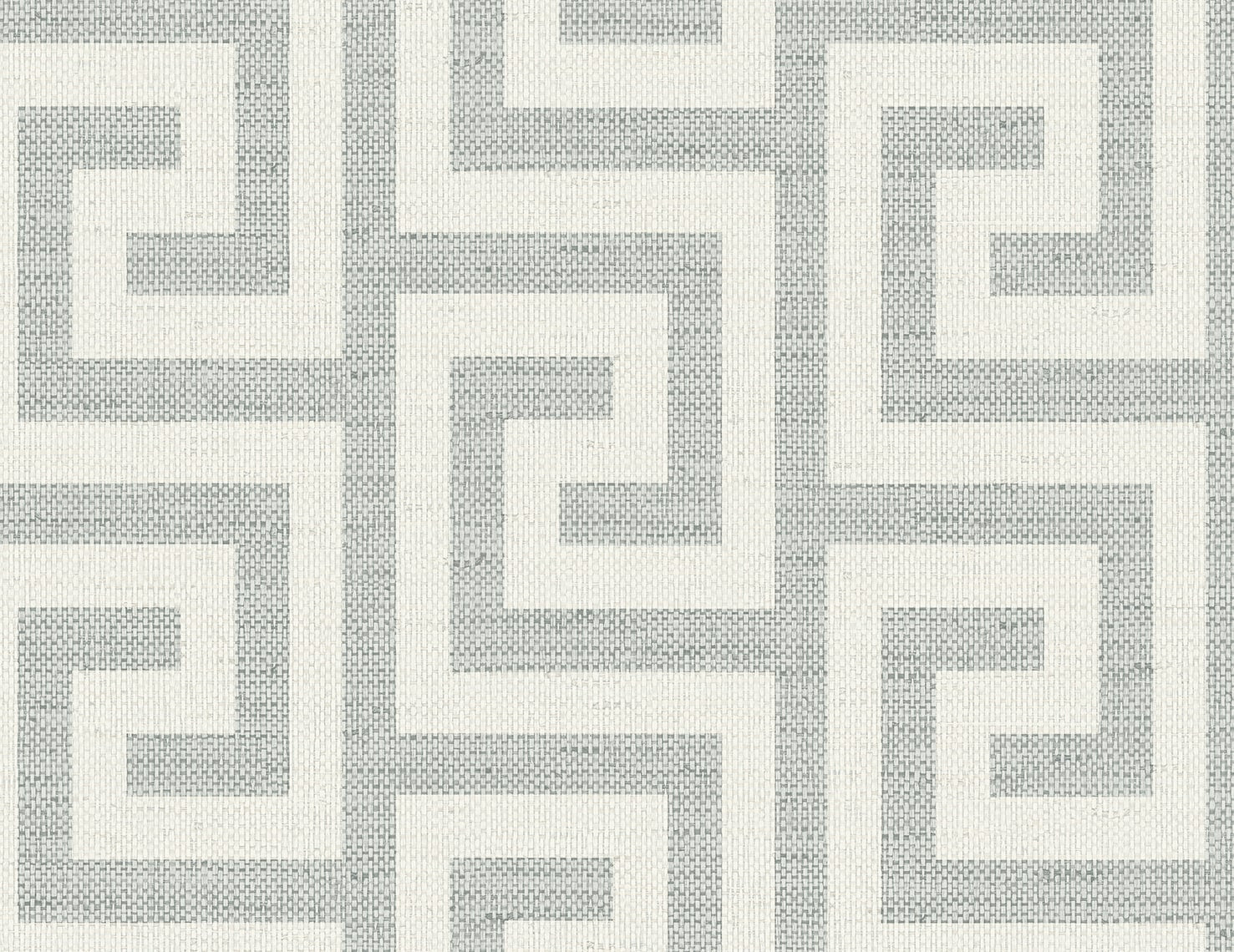 Luna Retreat Greek Key Embossed Vinyl Unpasted Wallpaper