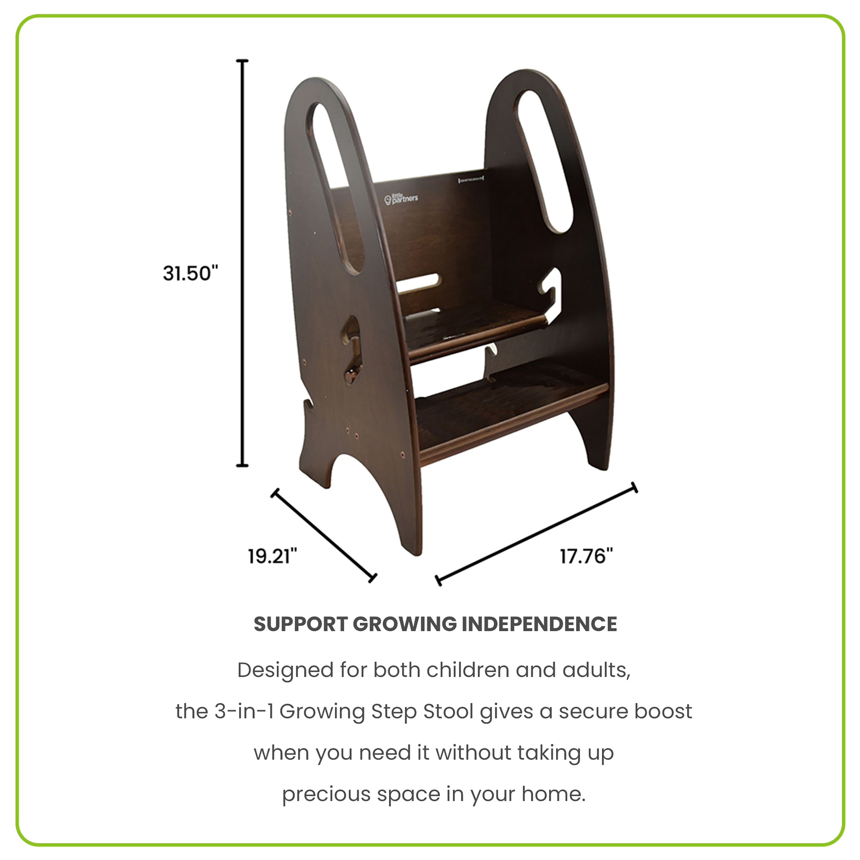 Little Partners 3-in-1 Growing Step Stool