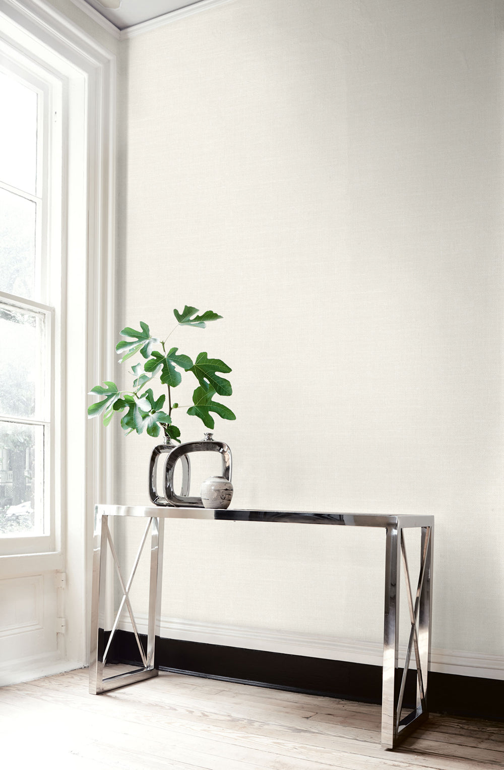 Living with Art Hopsack Embossed Vinyl Unpasted Wallpaper