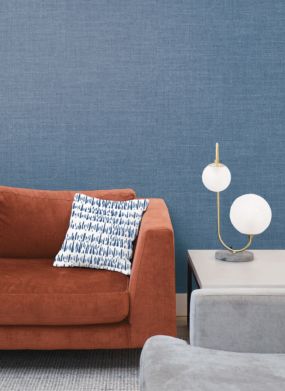 Living with Art Hopsack Embossed Vinyl Unpasted Wallpaper