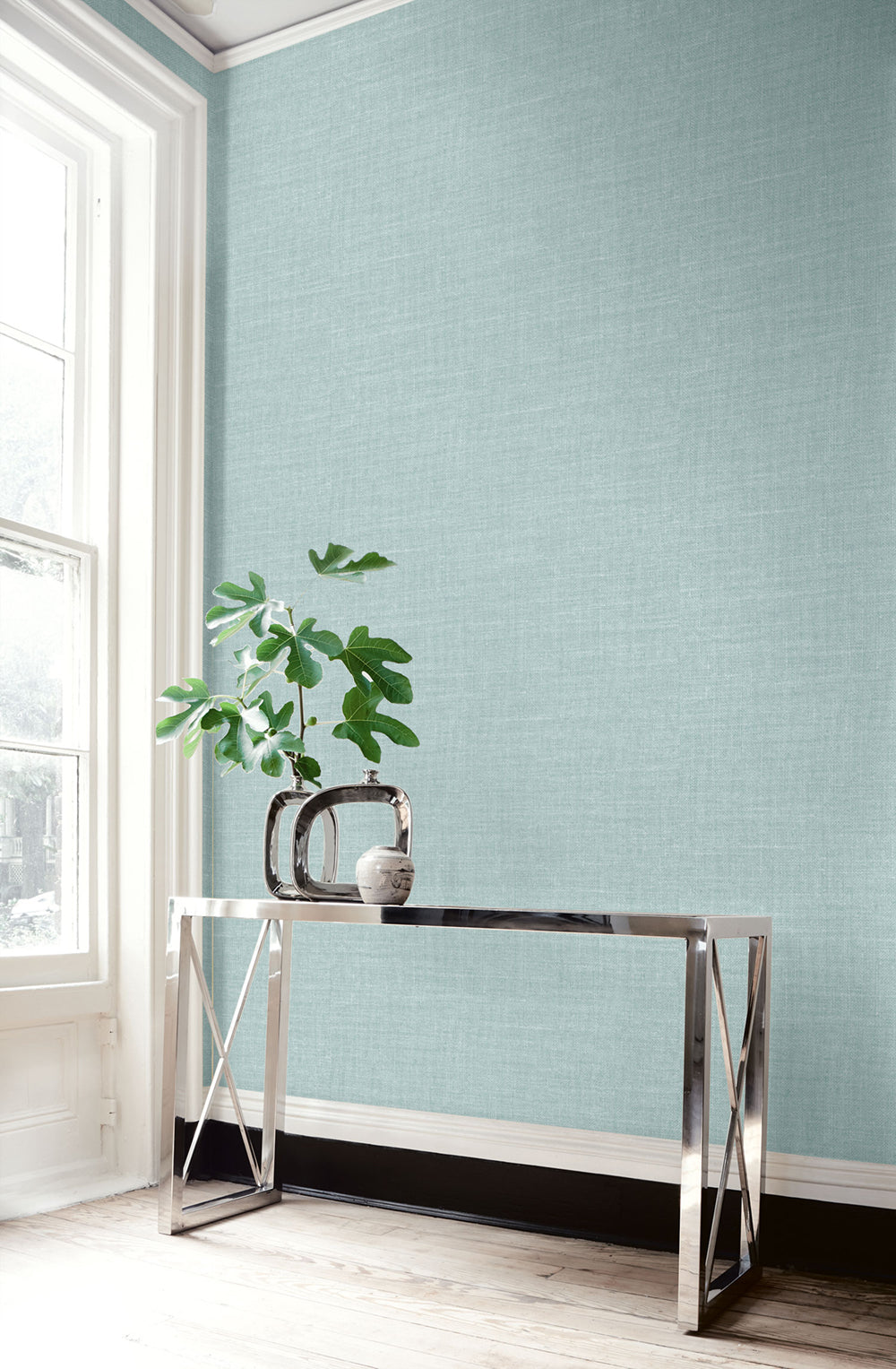 Living with Art Hopsack Embossed Vinyl Unpasted Wallpaper
