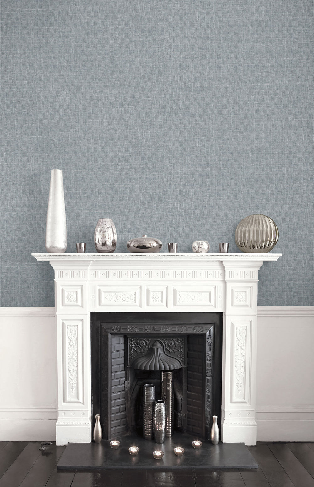 Living with Art Hopsack Embossed Vinyl Unpasted Wallpaper