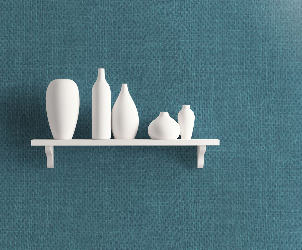 Living with Art Hopsack Embossed Vinyl Unpasted Wallpaper