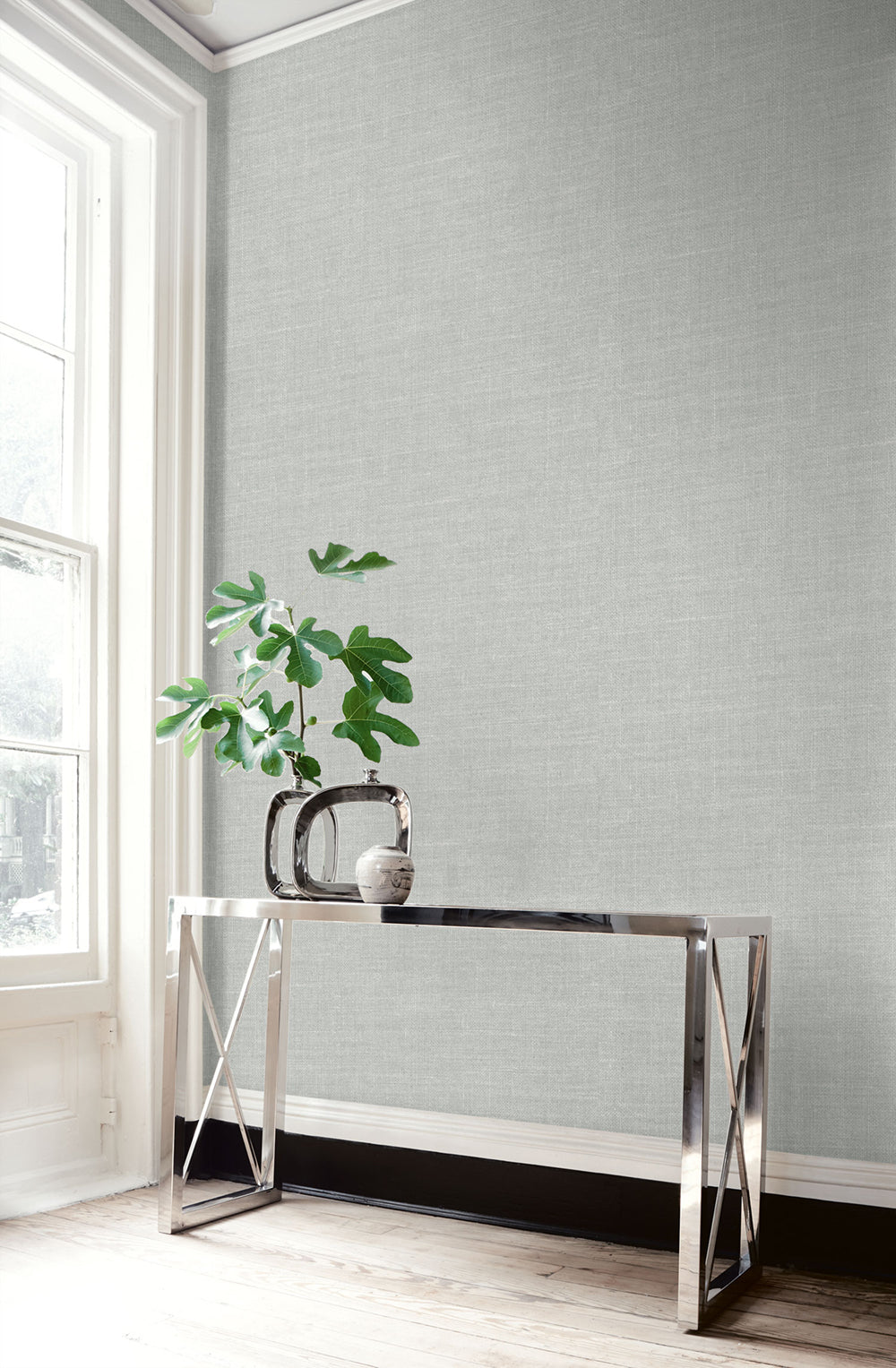 Living with Art Hopsack Embossed Vinyl Unpasted Wallpaper