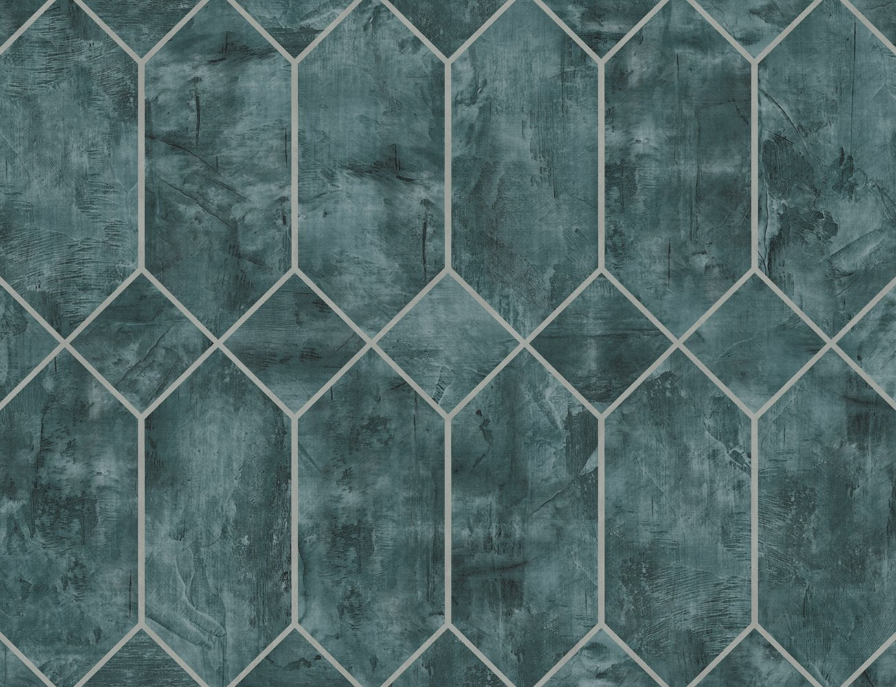 Living with Art Geometric Faux Unpasted Wallpaper