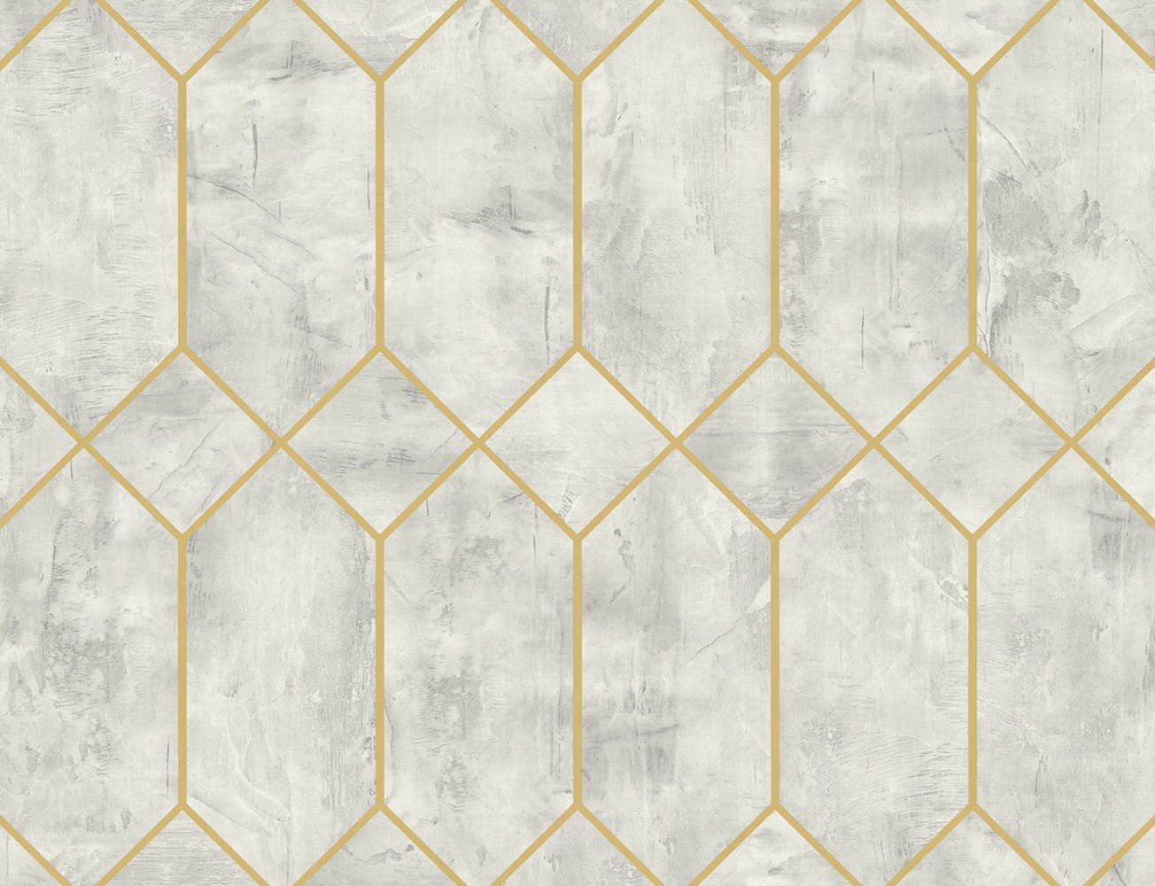 Living with Art Geometric Faux Unpasted Wallpaper