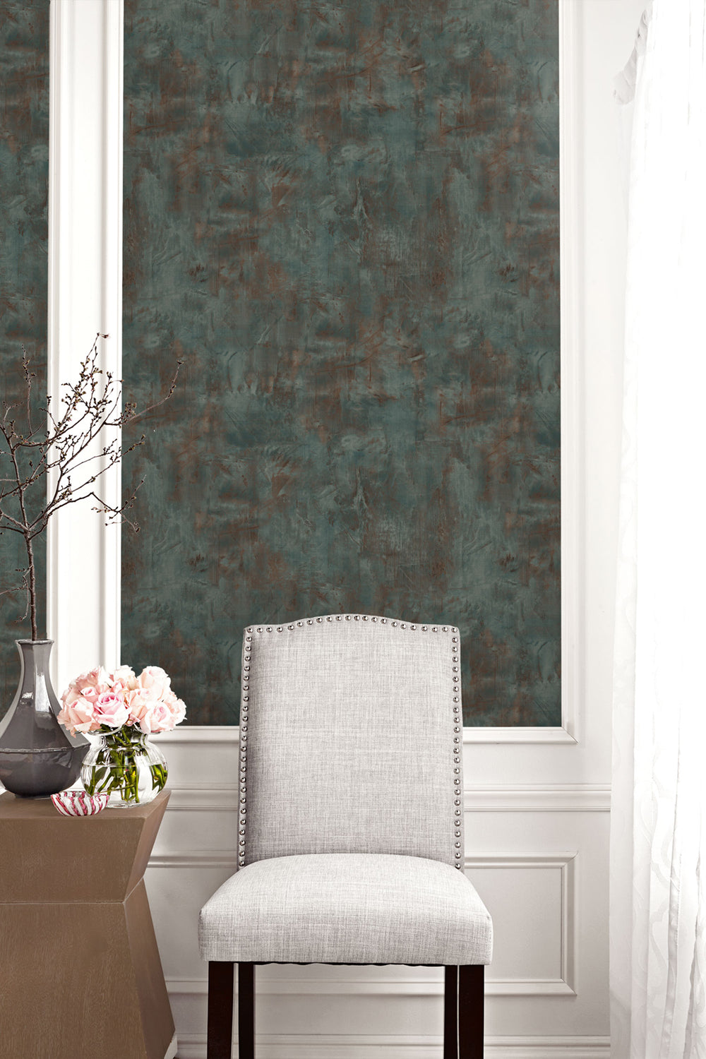 Living with Art Rustic Stucco Faux Unpasted Wallpaper