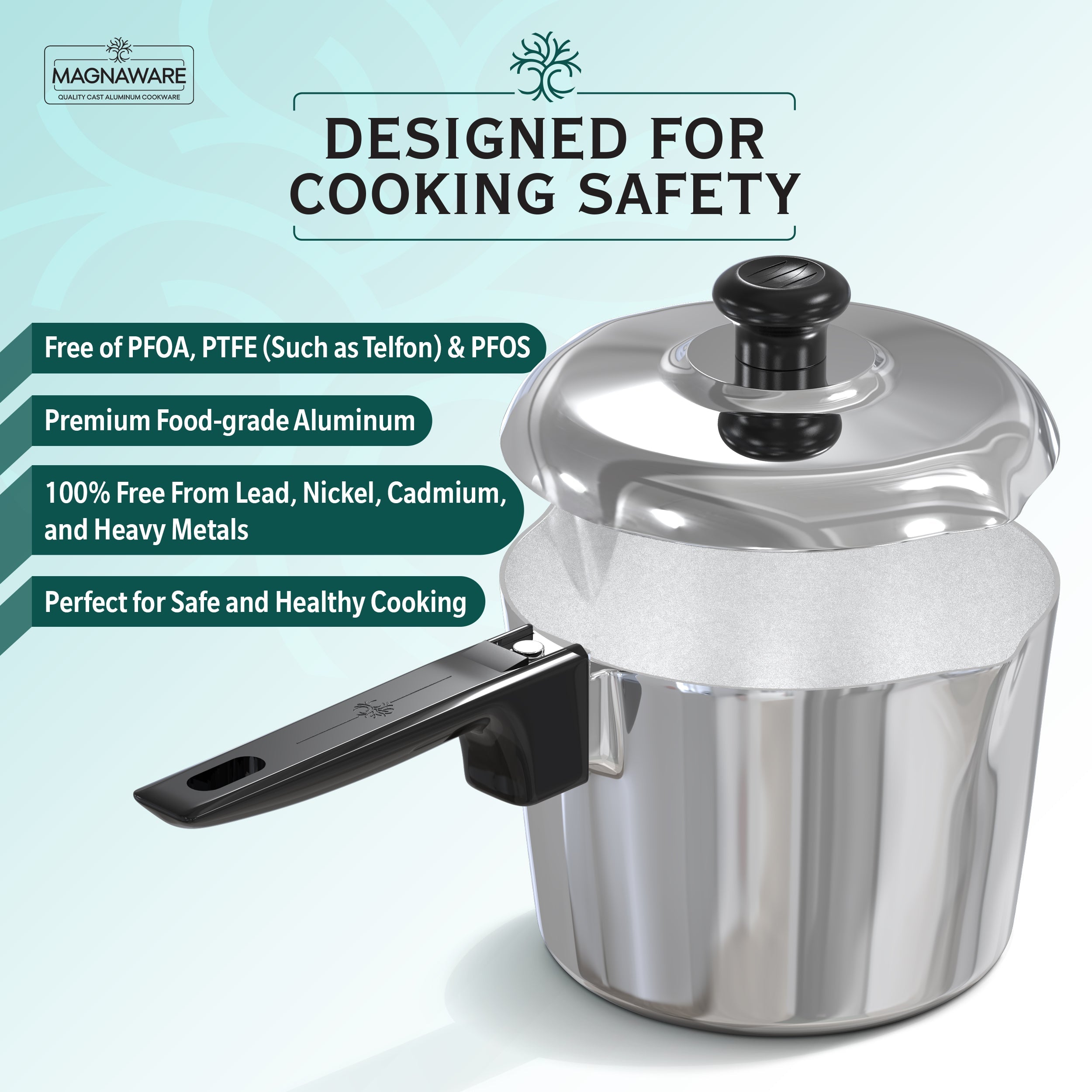 Magnaware 3 Quart Sauce Pan with Lid