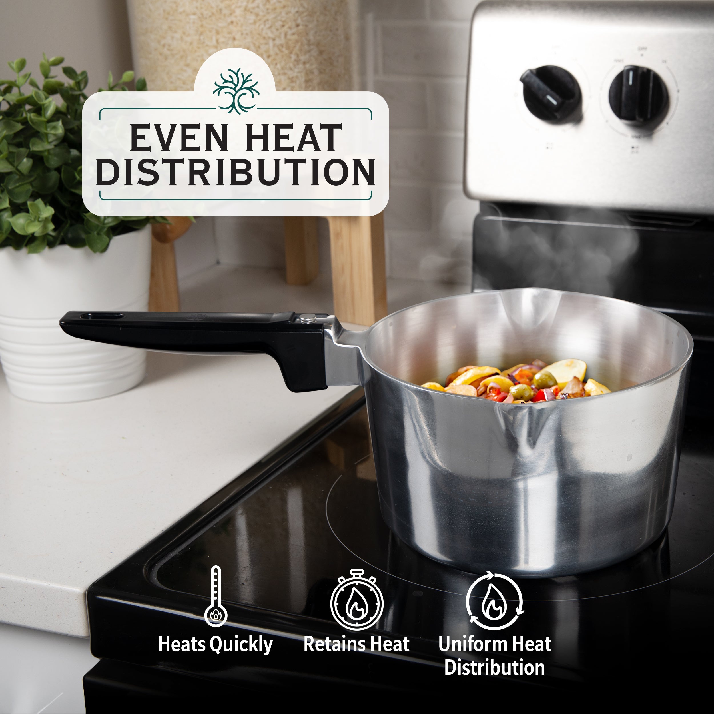 Magnaware 3 Quart Sauce Pan with Lid