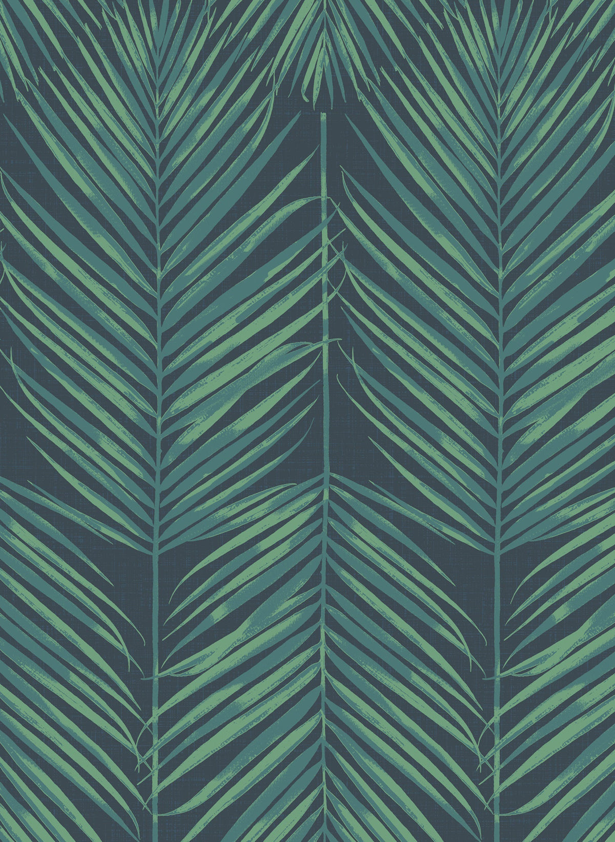 Beach House Paradise Palm Leaf Unpasted Wallpaper