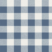 Beach House Picnic Plaid Coastal Unpasted Wallpaper