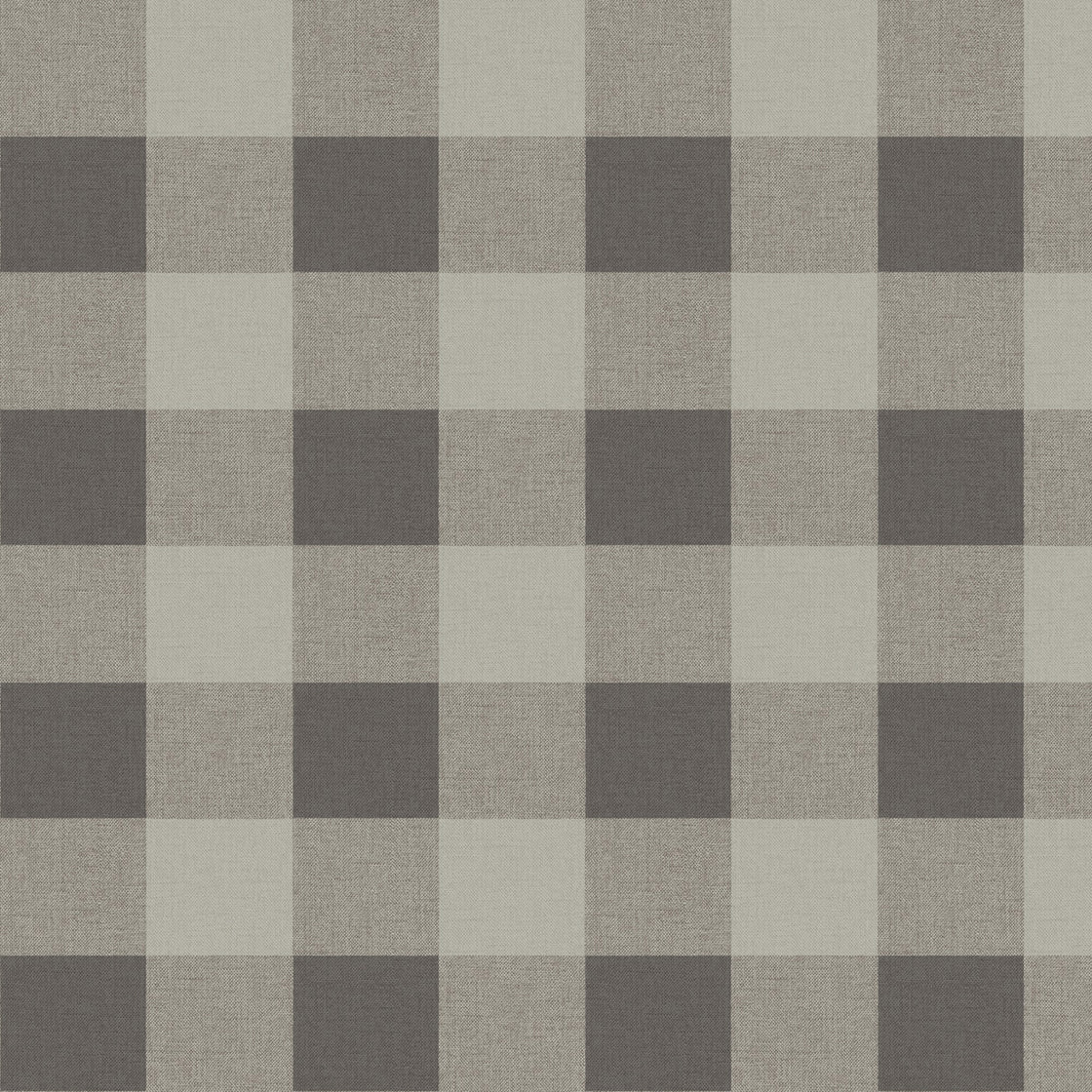 Beach House Picnic Plaid Coastal Unpasted Wallpaper