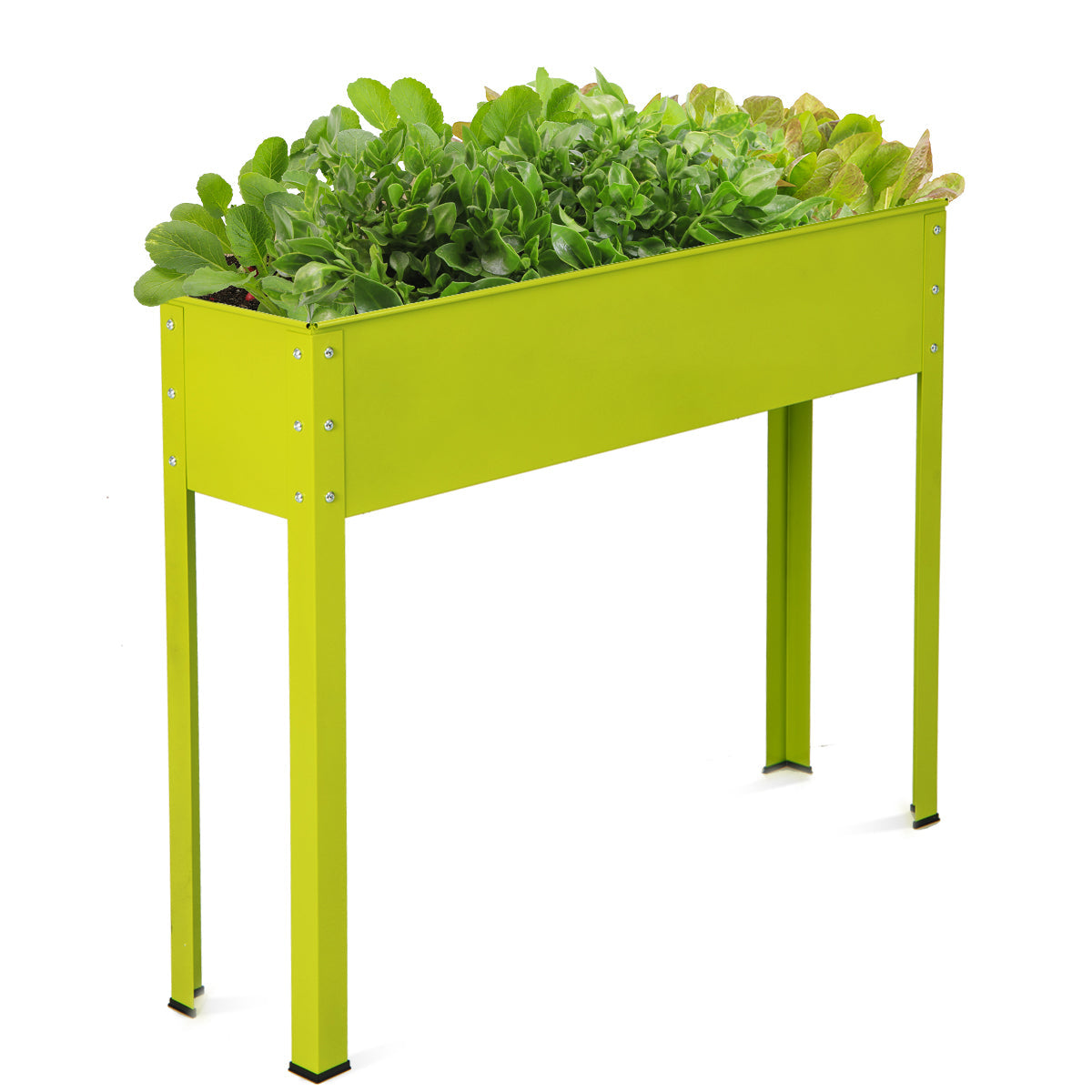 Metal Raised Garden Bed with Legs and Drainage Holes