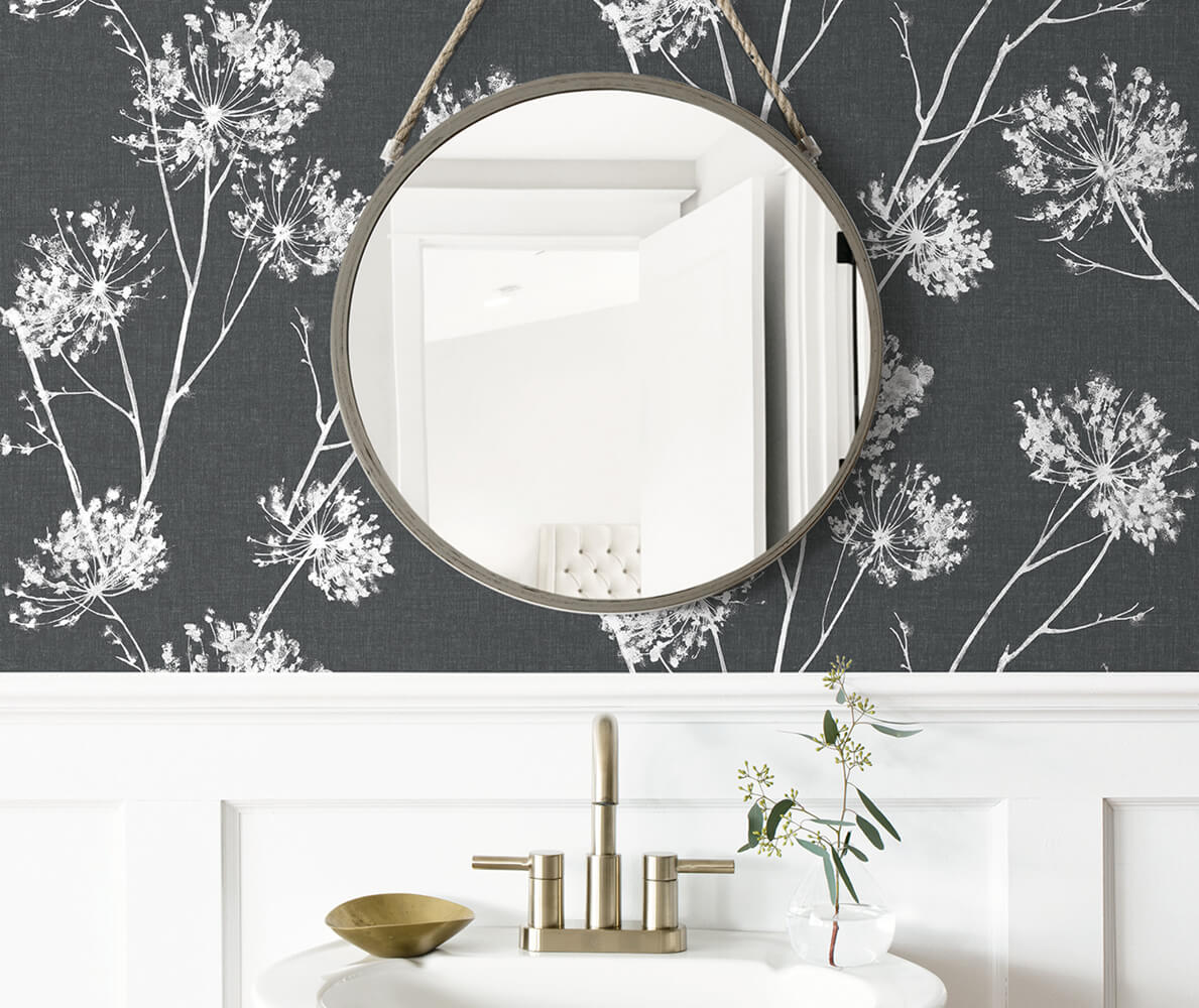 One O'Clocks Botanical Peel and Stick Removable Wallpaper