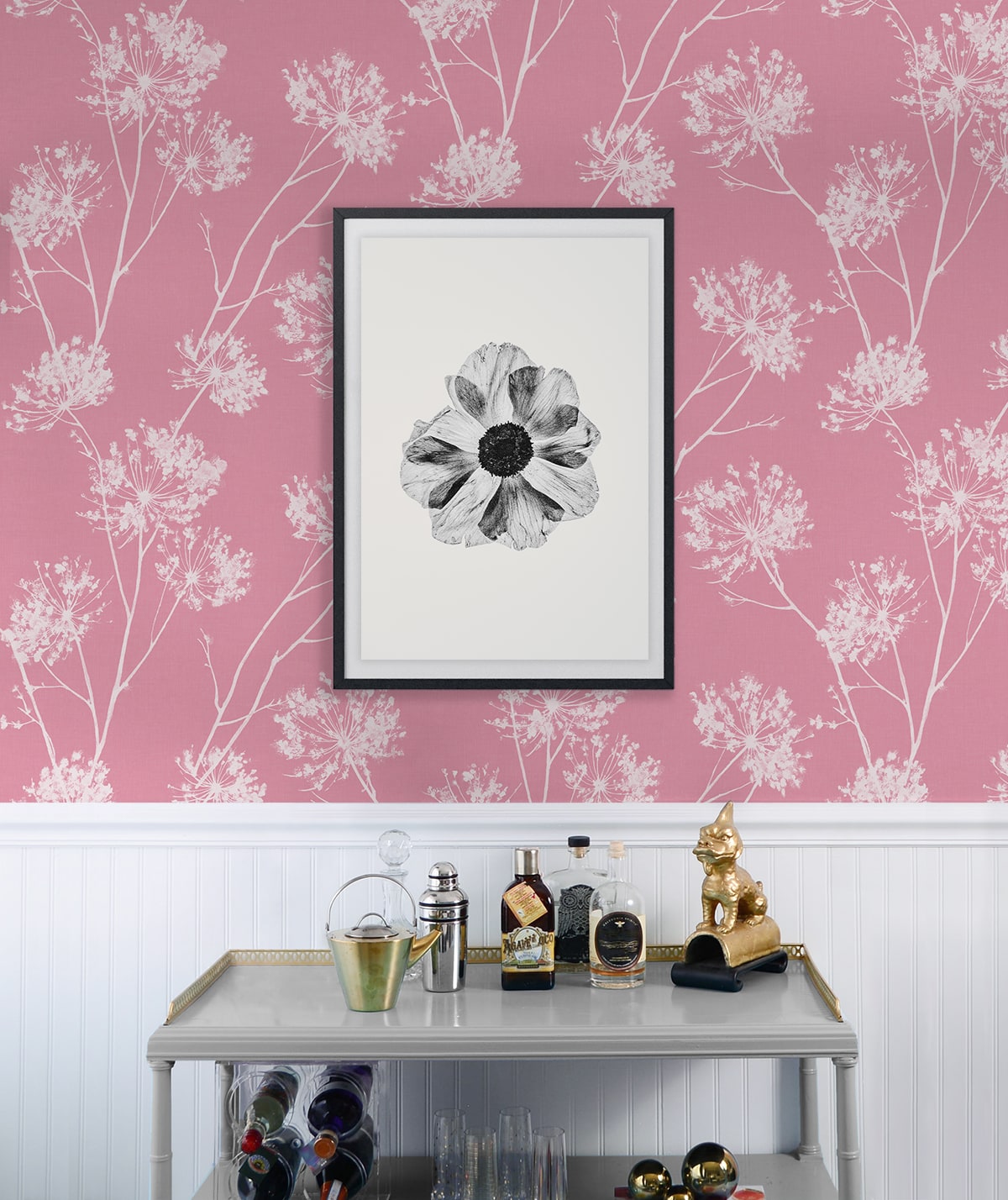 One O'Clocks Botanical Peel and Stick Removable Wallpaper