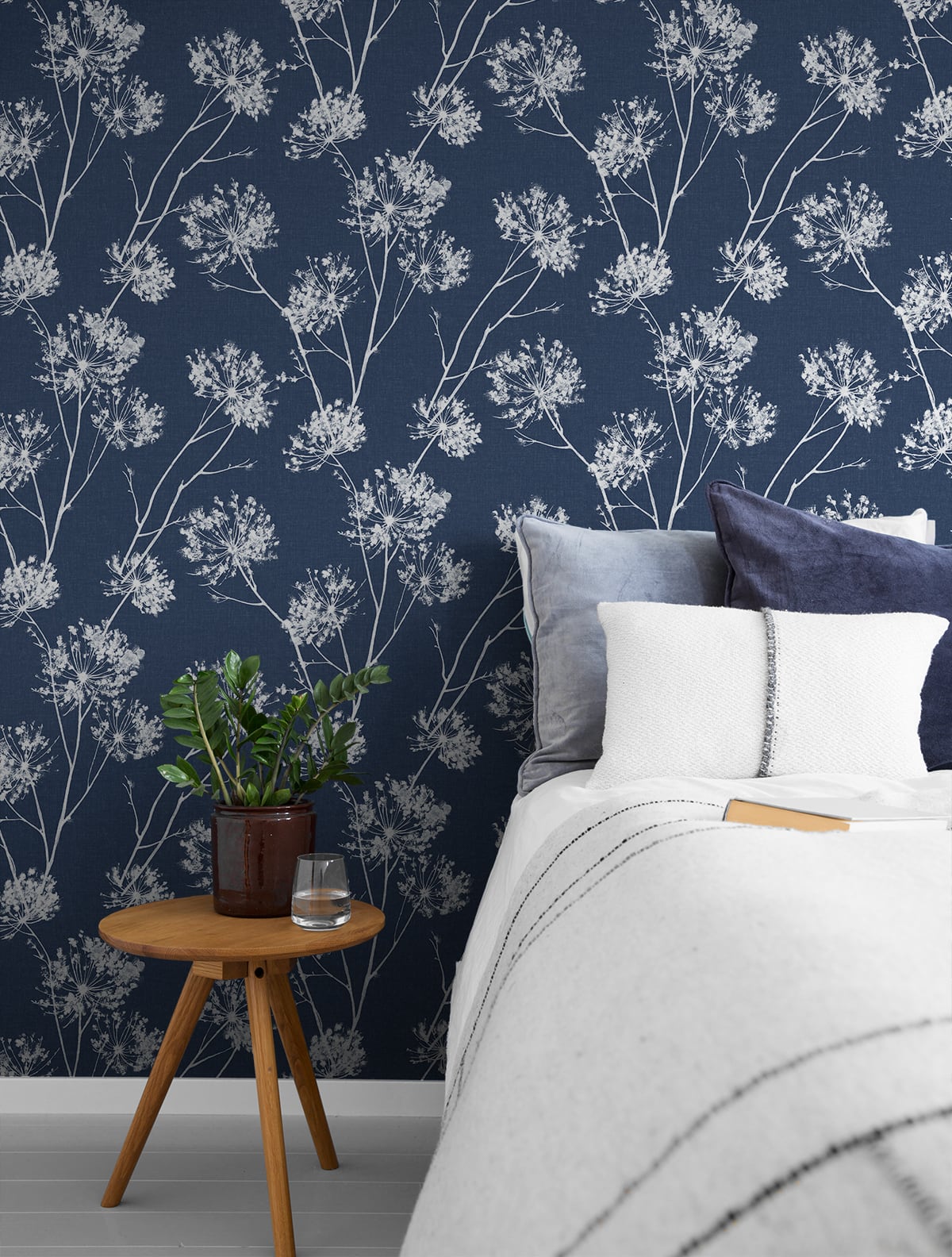 One O'Clocks Botanical Peel and Stick Removable Wallpaper