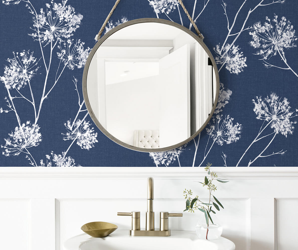 One O'Clocks Botanical Peel and Stick Removable Wallpaper