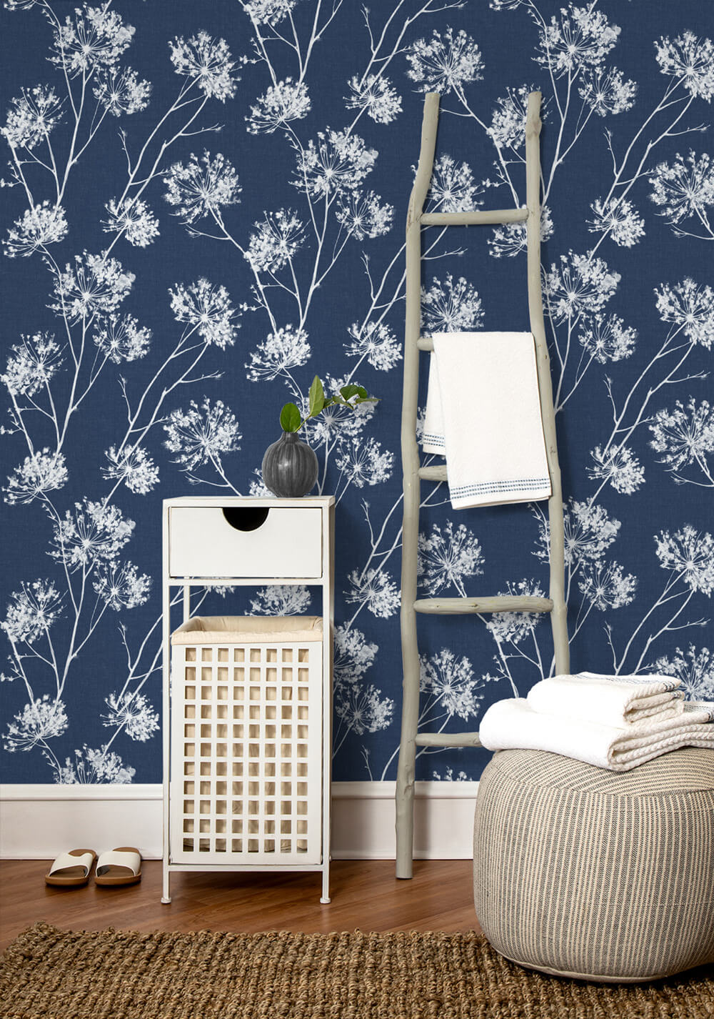 One O'Clocks Botanical Peel and Stick Removable Wallpaper