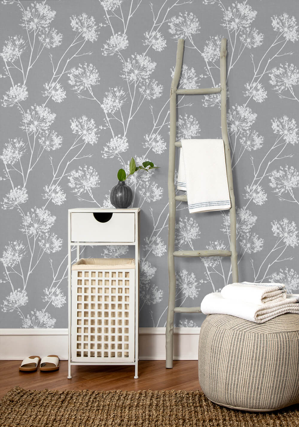 One O'Clocks Botanical Peel and Stick Removable Wallpaper