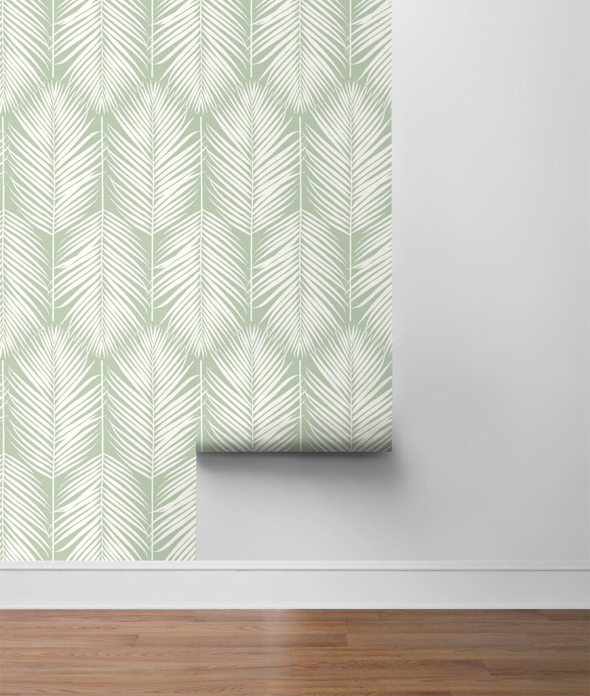Palm Silhouette Peel and Stick Removable Wallpaper