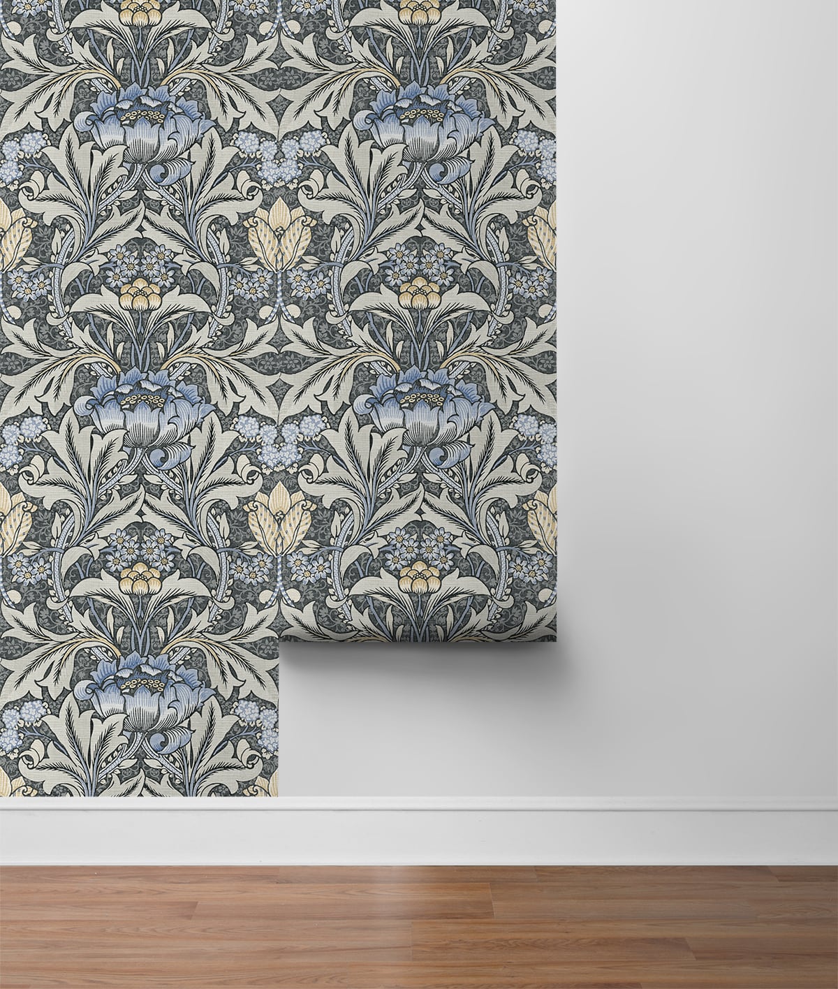 Acanthus Floral Peel and Stick Removable Wallpaper