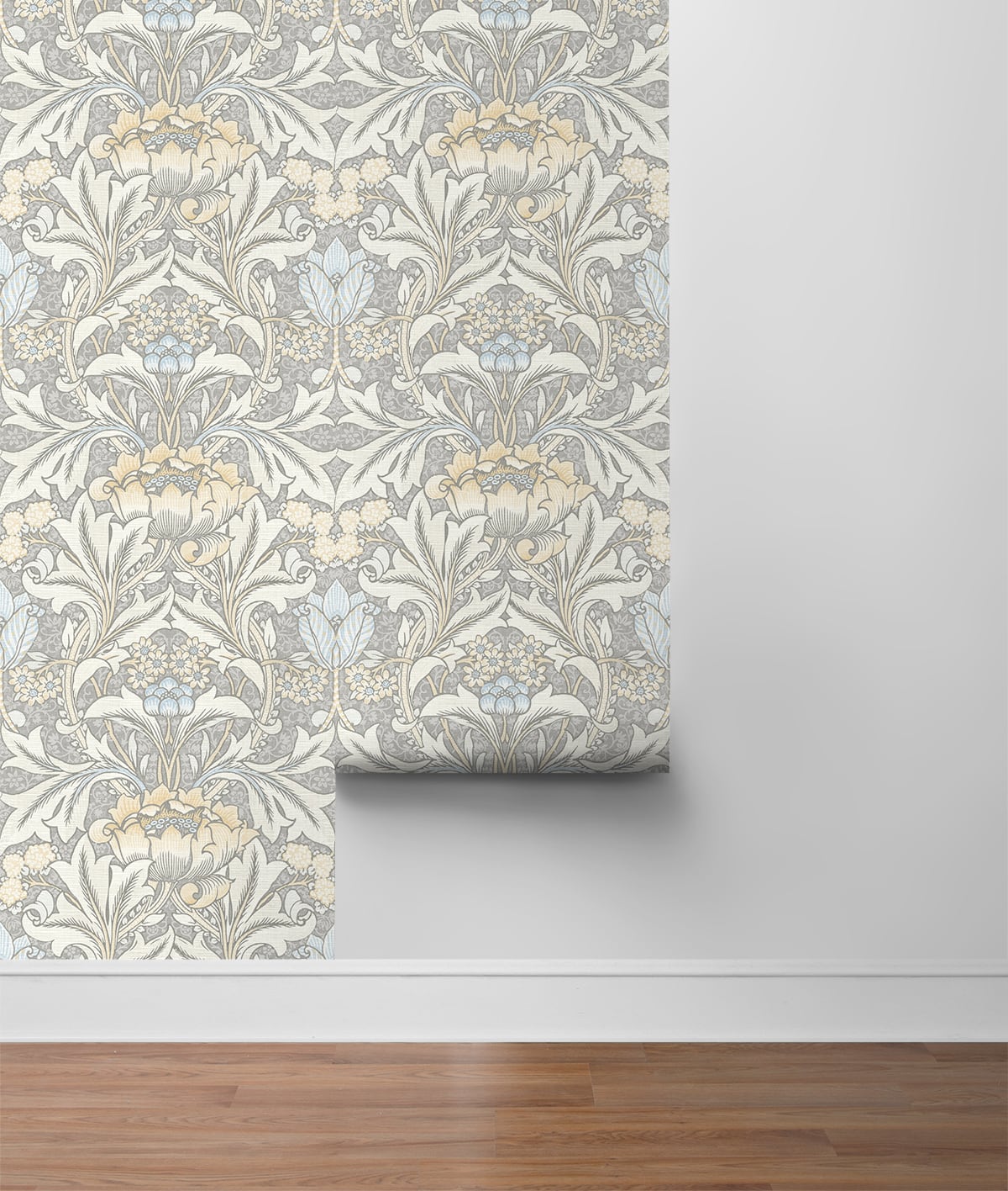 Acanthus Floral Peel and Stick Removable Wallpaper