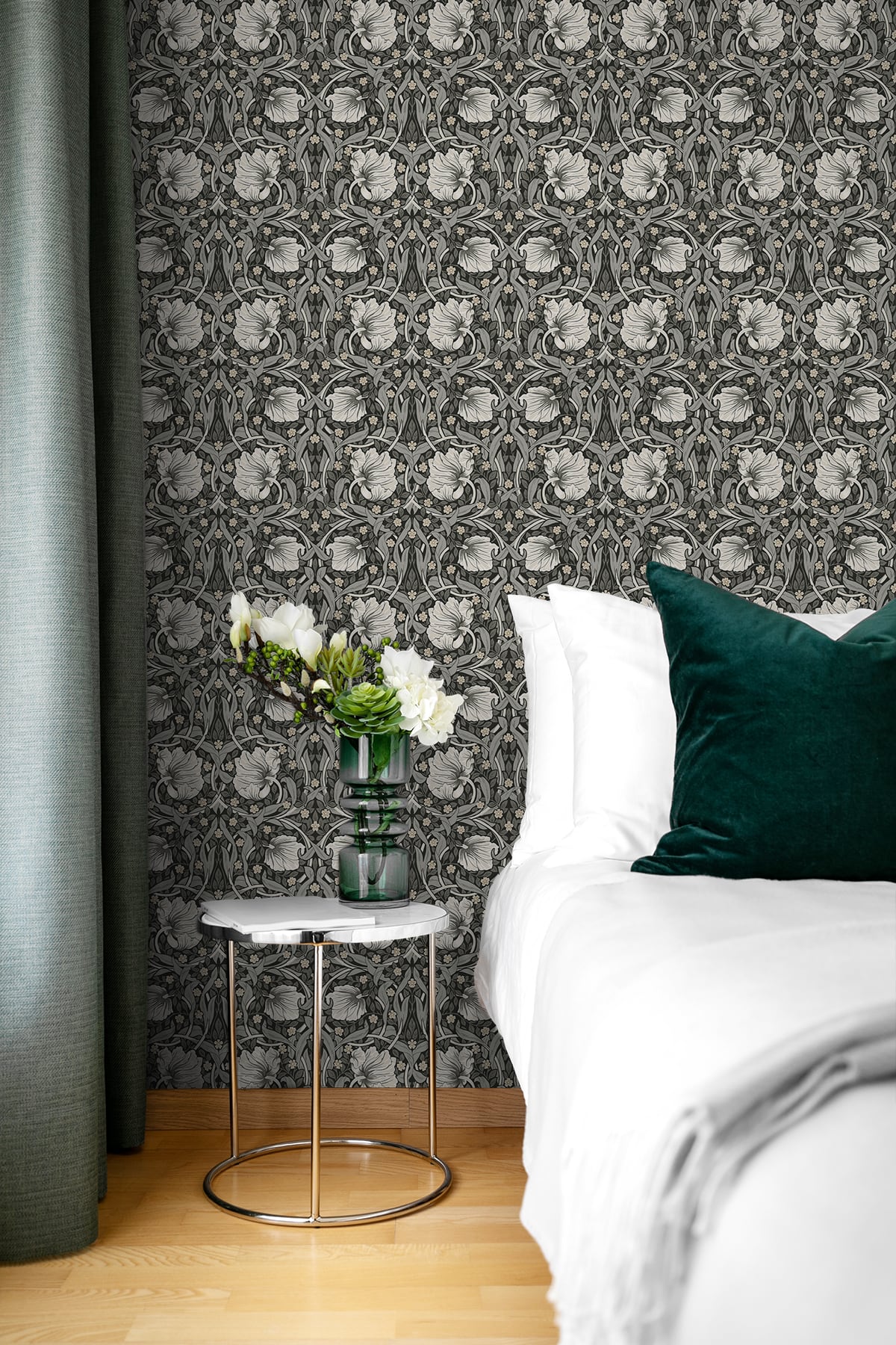 Primrose Floral Peel and Stick Removable Wallpaper