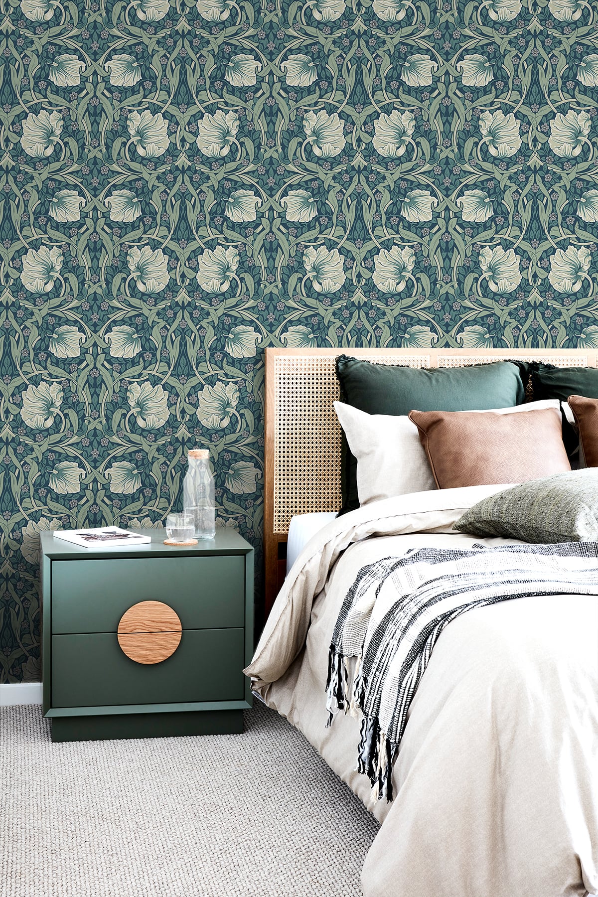 Primrose Floral Peel and Stick Removable Wallpaper