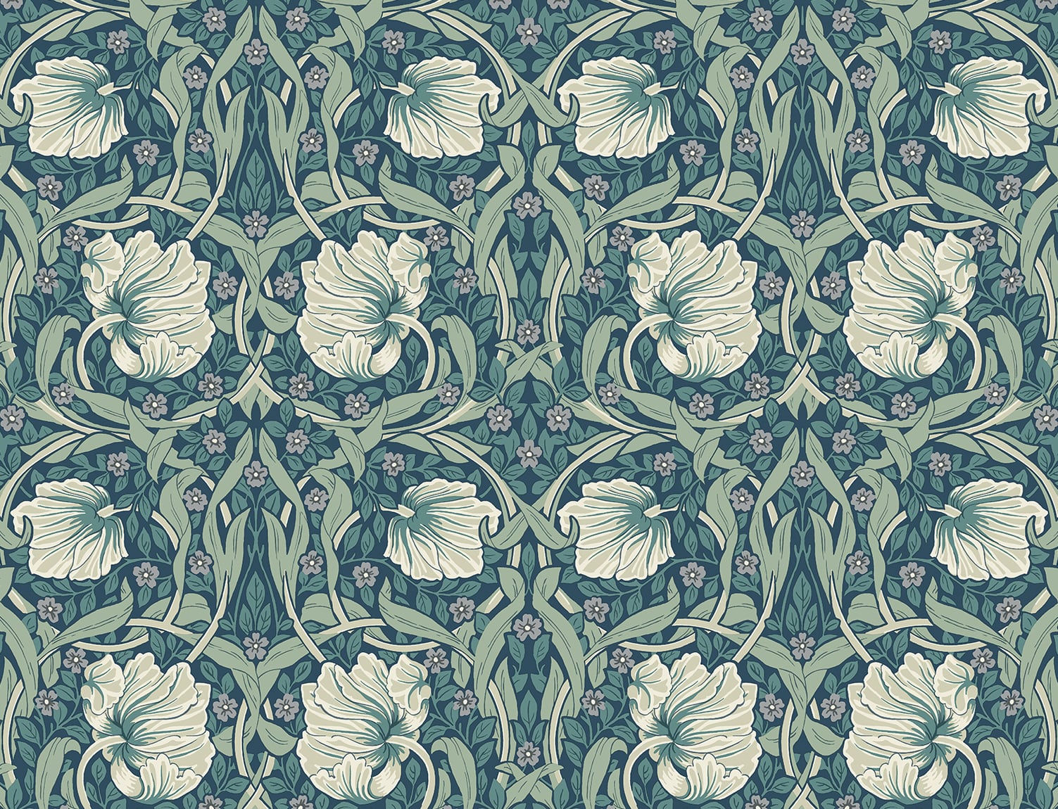 Primrose Floral Peel and Stick Removable Wallpaper