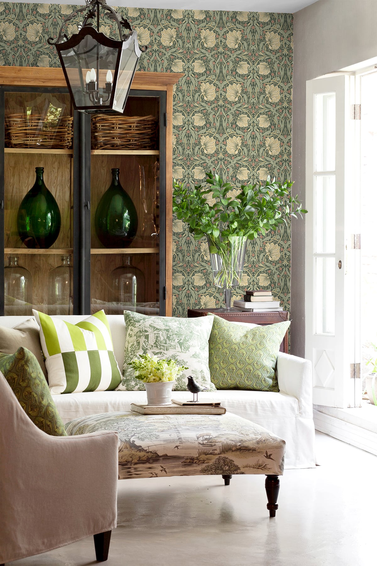 Primrose Floral Peel and Stick Removable Wallpaper