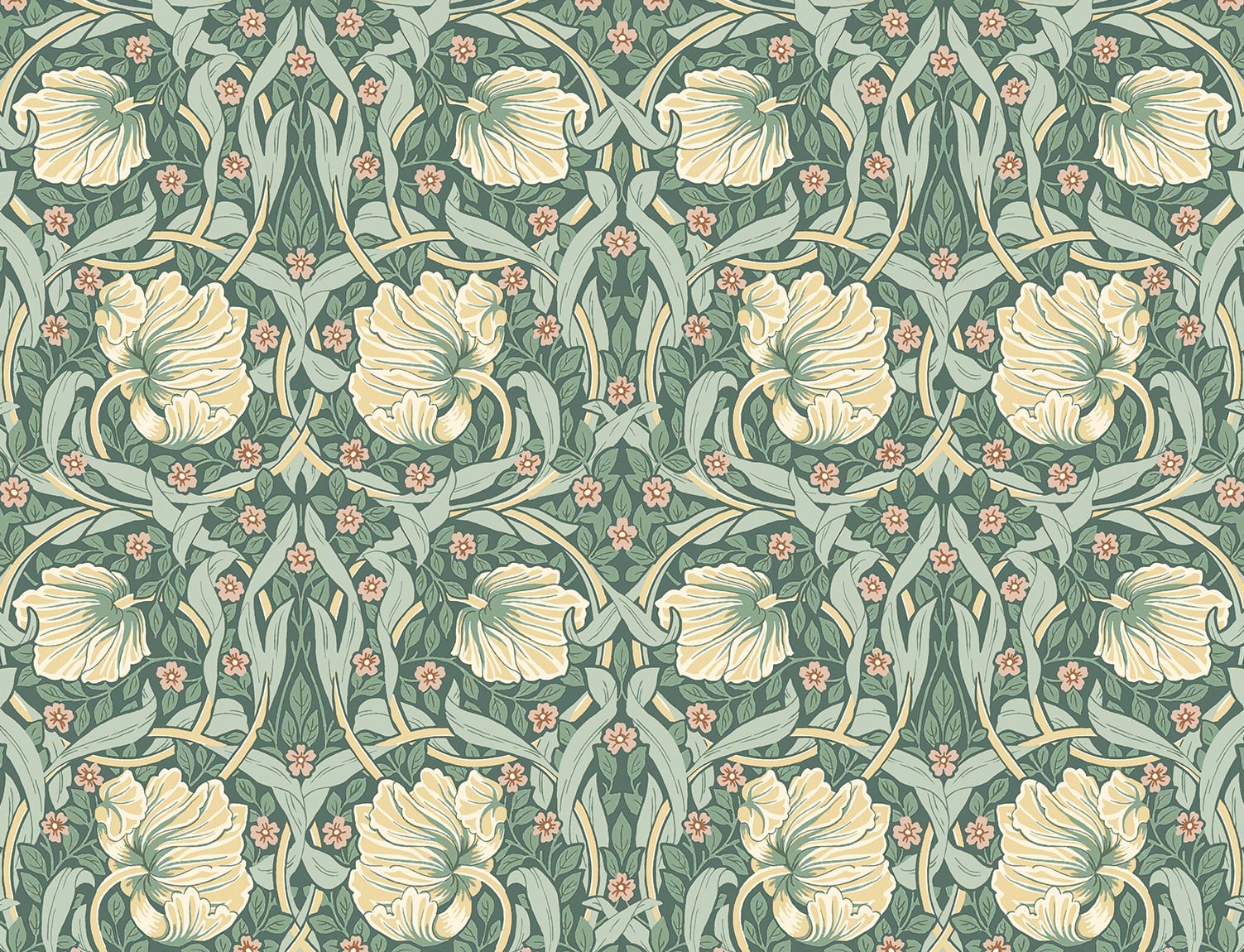 Primrose Floral Peel and Stick Removable Wallpaper