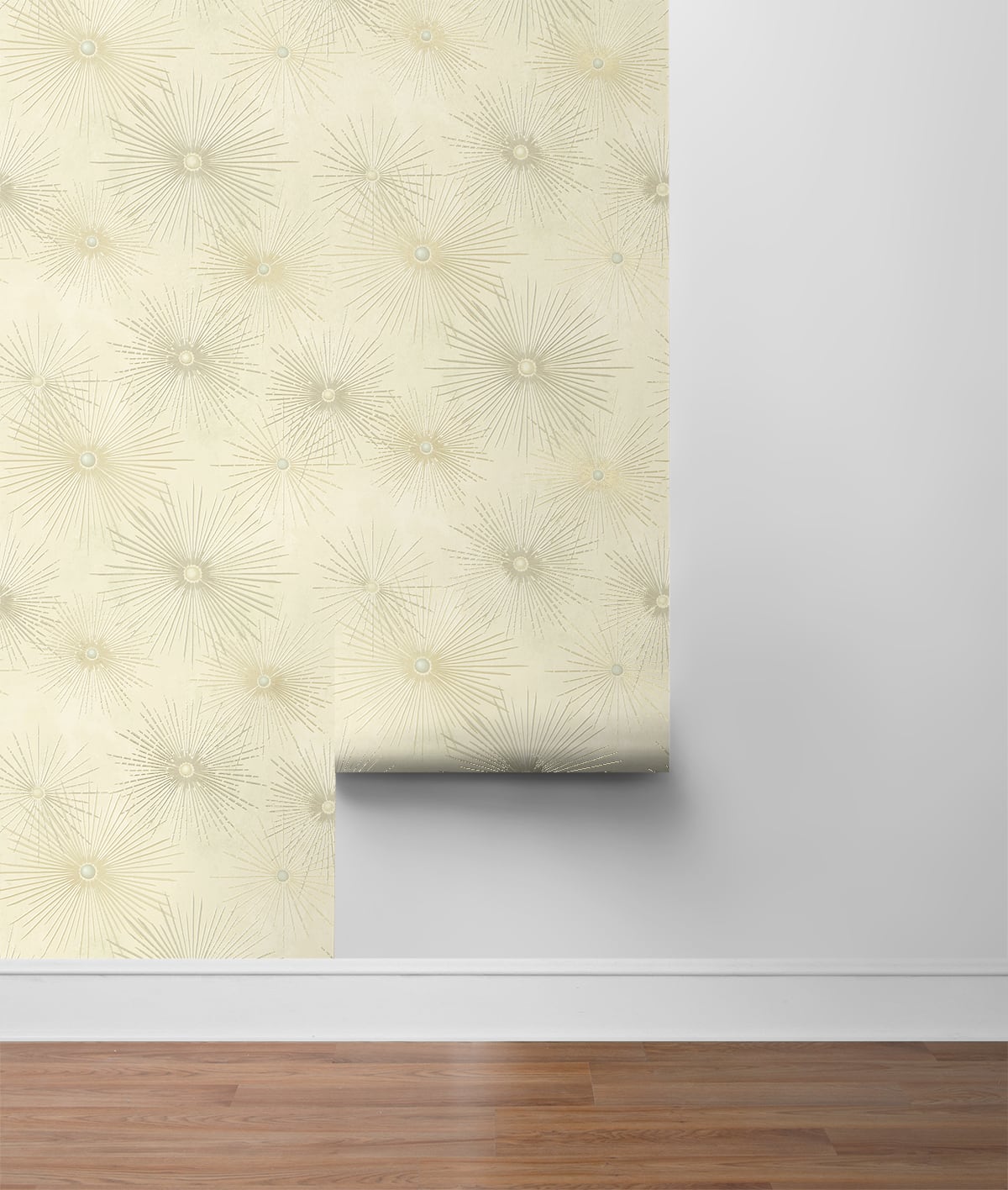 Silverdale Starburst Peel and Stick Removable Wallpaper