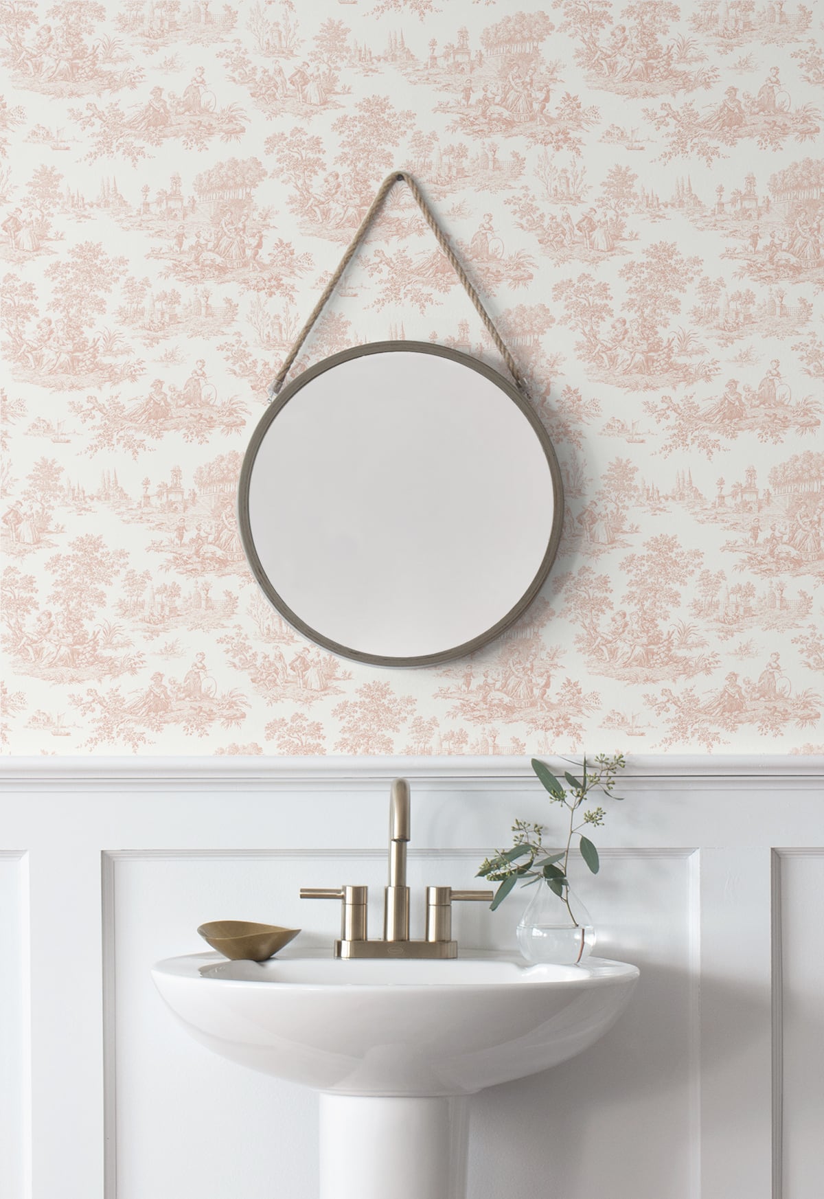 Chateau Toile Peel and Stick Removable Wallpaper