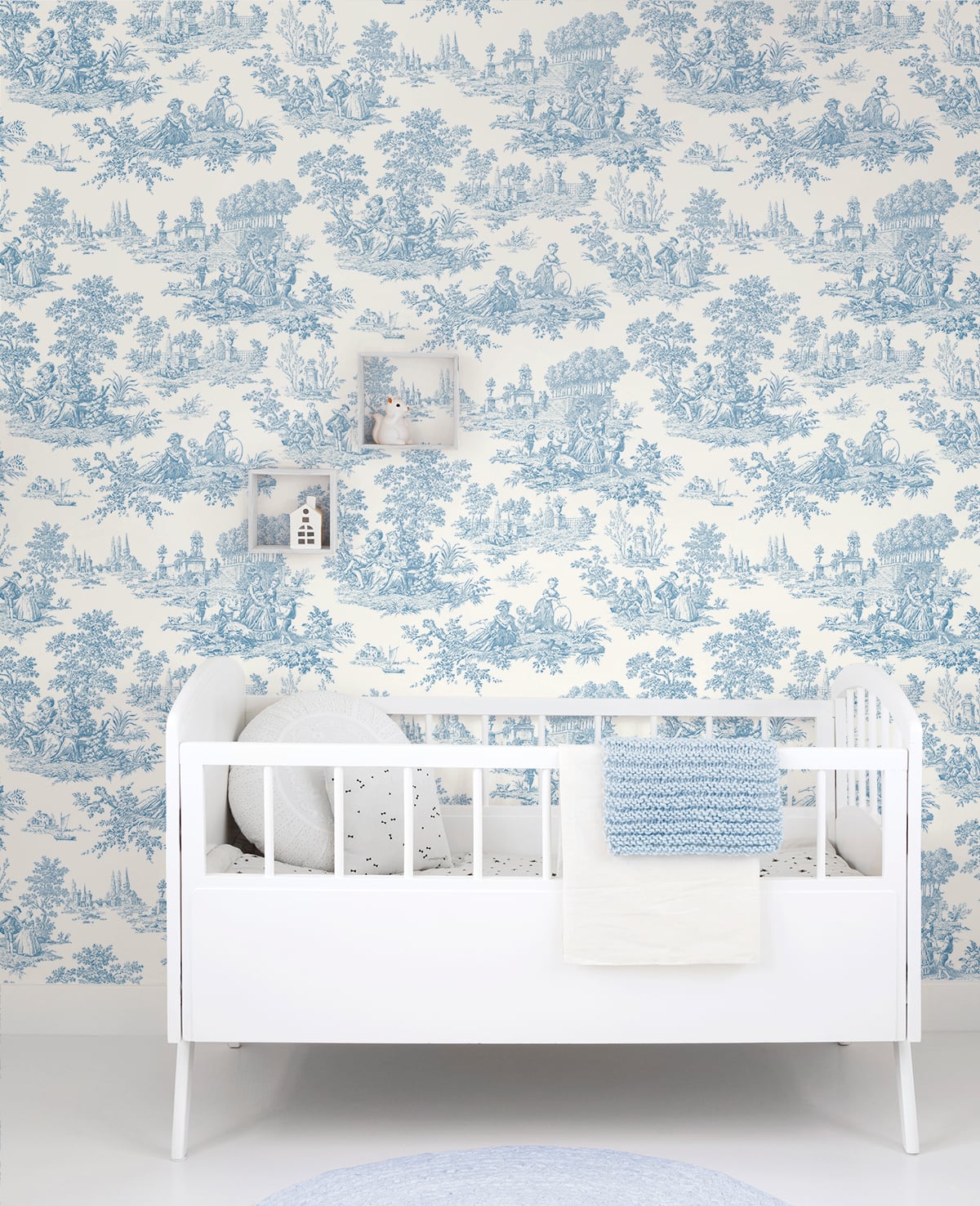 Chateau Toile Peel and Stick Removable Wallpaper