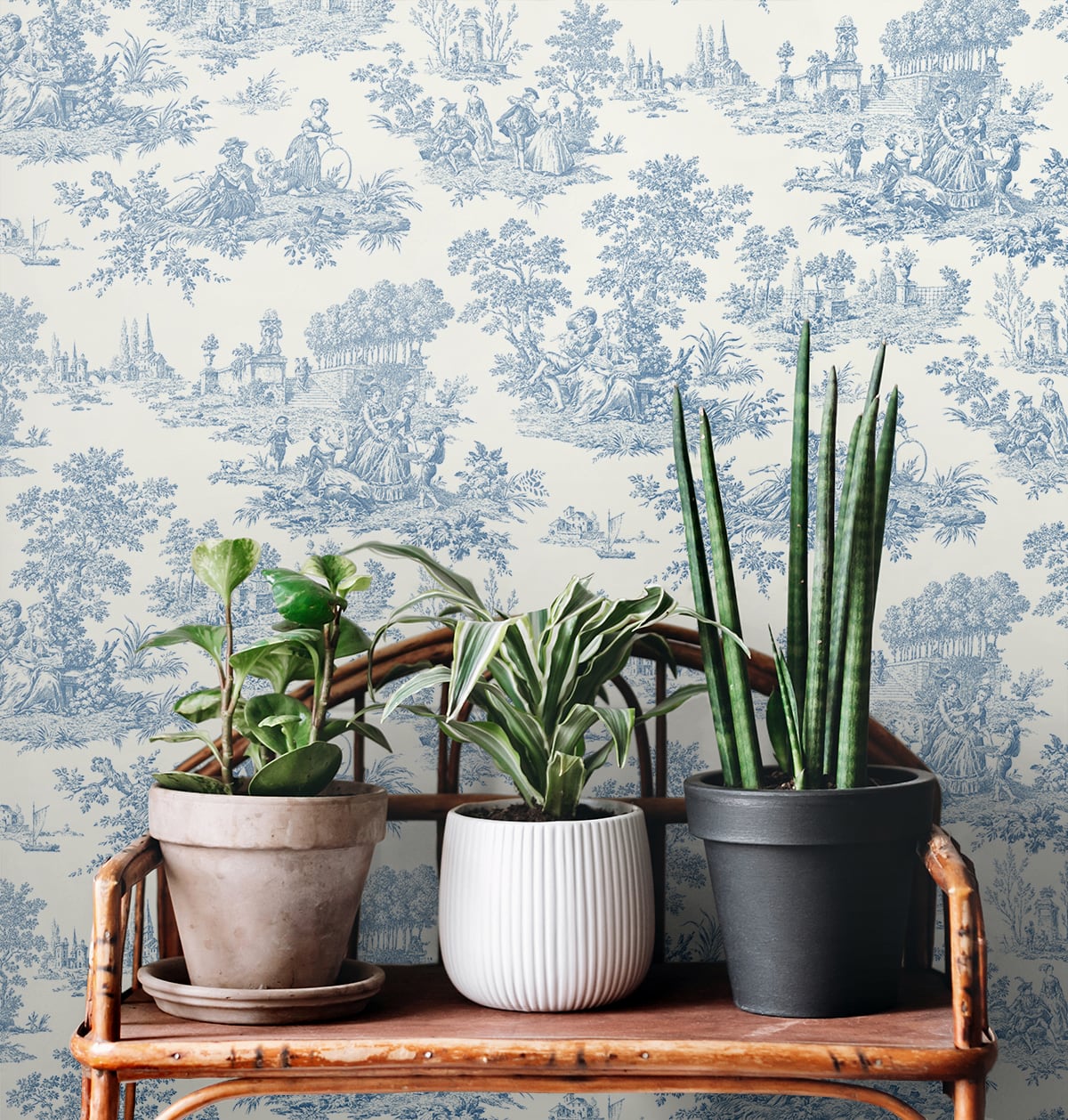 Chateau Toile Peel and Stick Removable Wallpaper