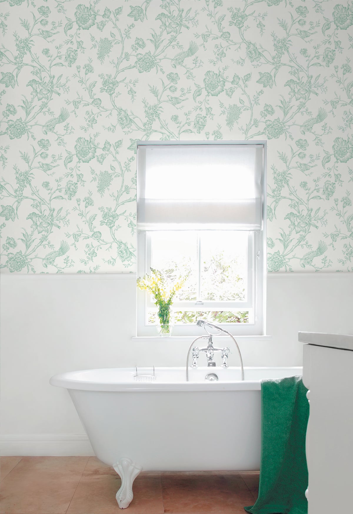 Jasmine Chinoiserie Peel and Stick Removable Wallpaper