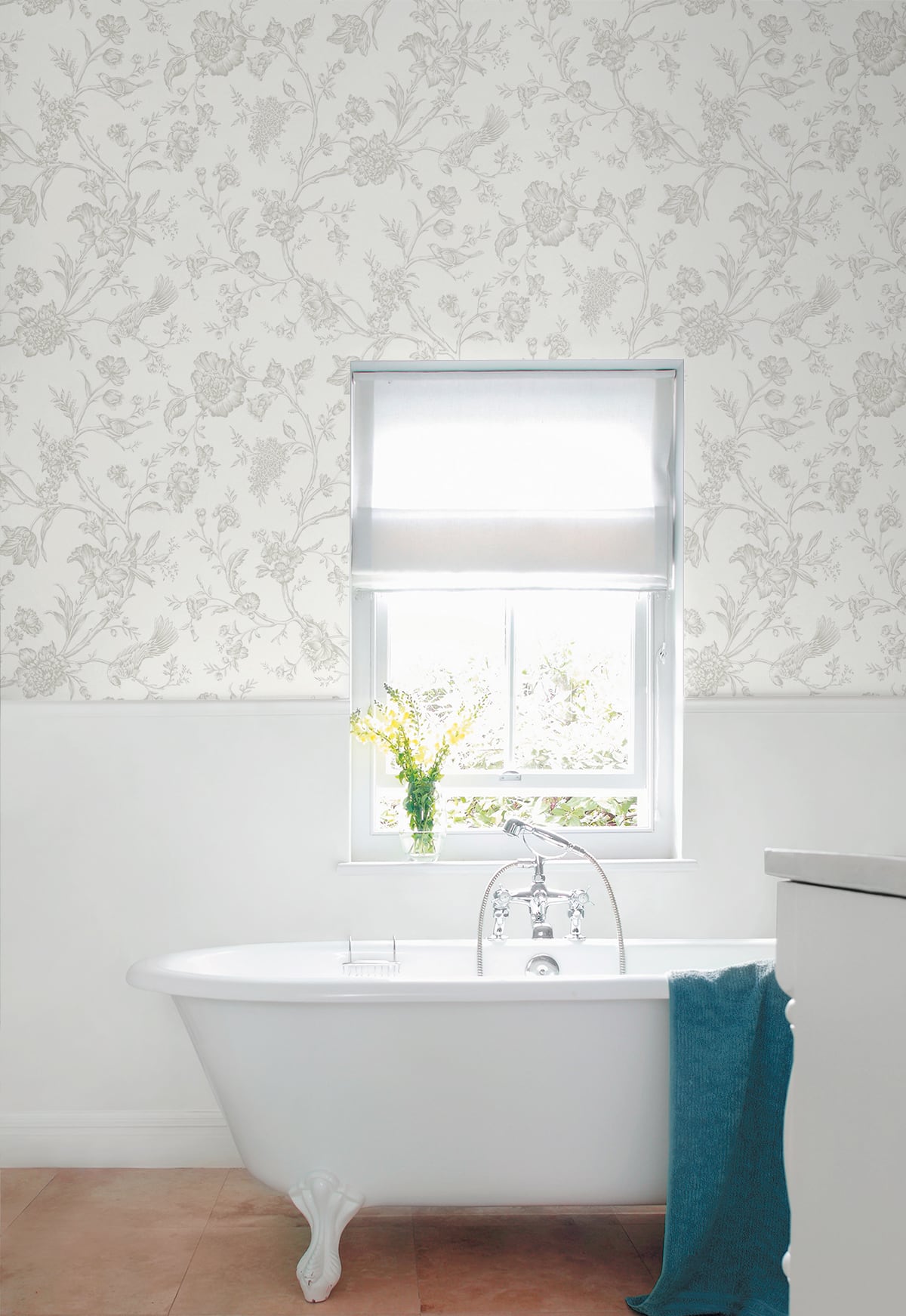 Jasmine Chinoiserie Peel and Stick Removable Wallpaper