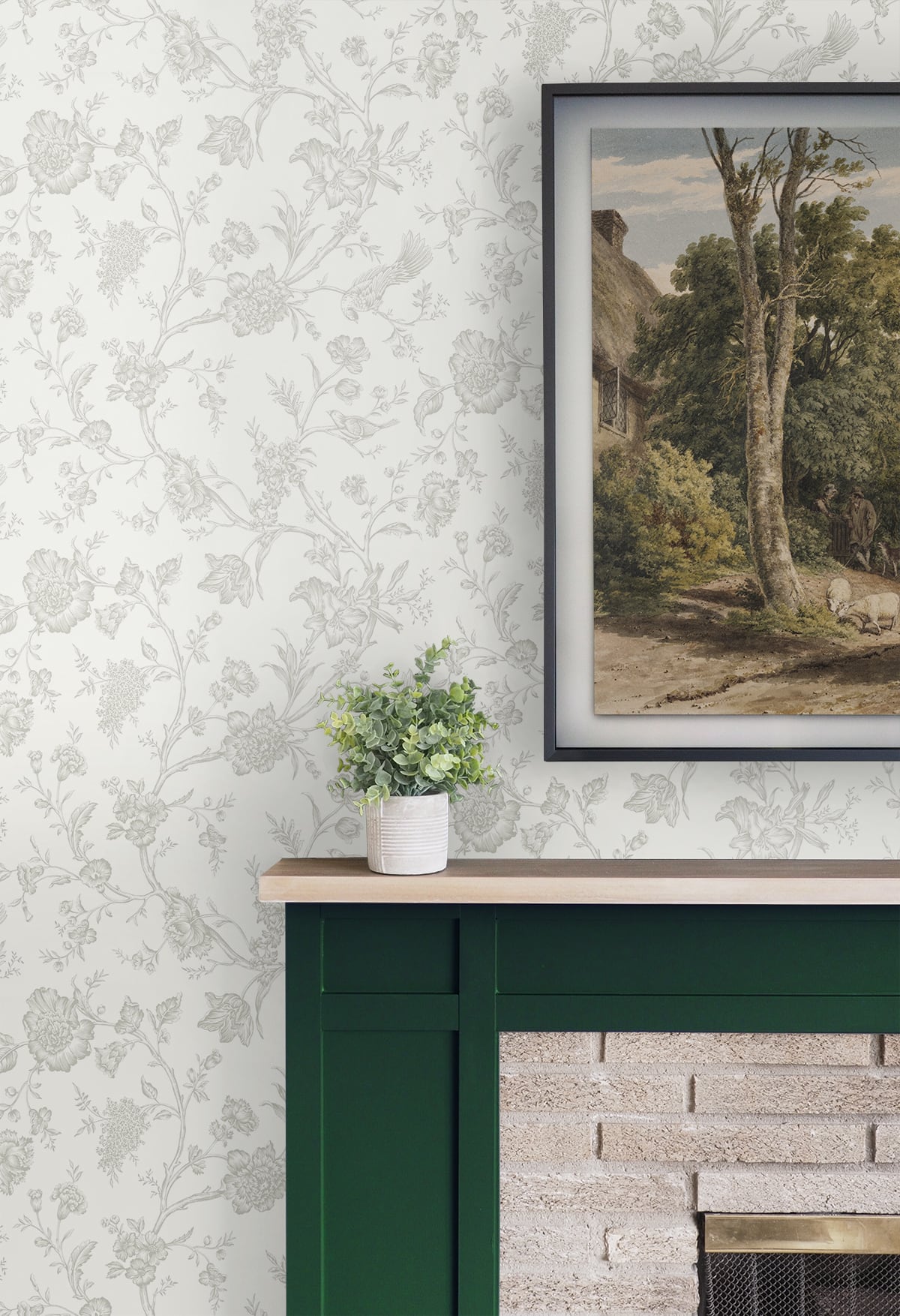 Jasmine Chinoiserie Peel and Stick Removable Wallpaper