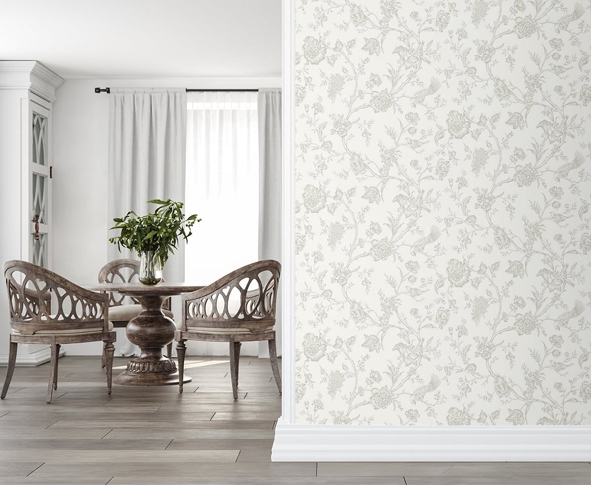 Jasmine Chinoiserie Peel and Stick Removable Wallpaper