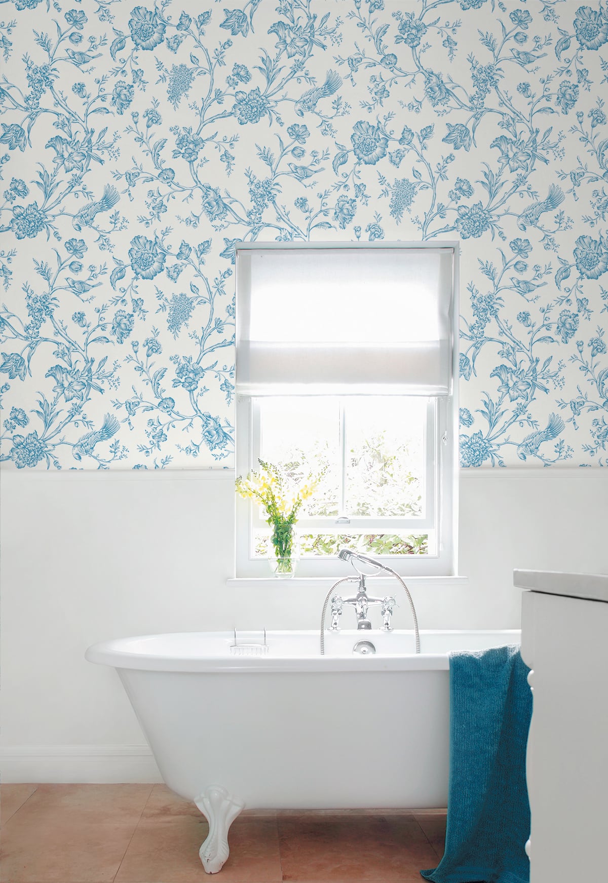 Jasmine Chinoiserie Peel and Stick Removable Wallpaper