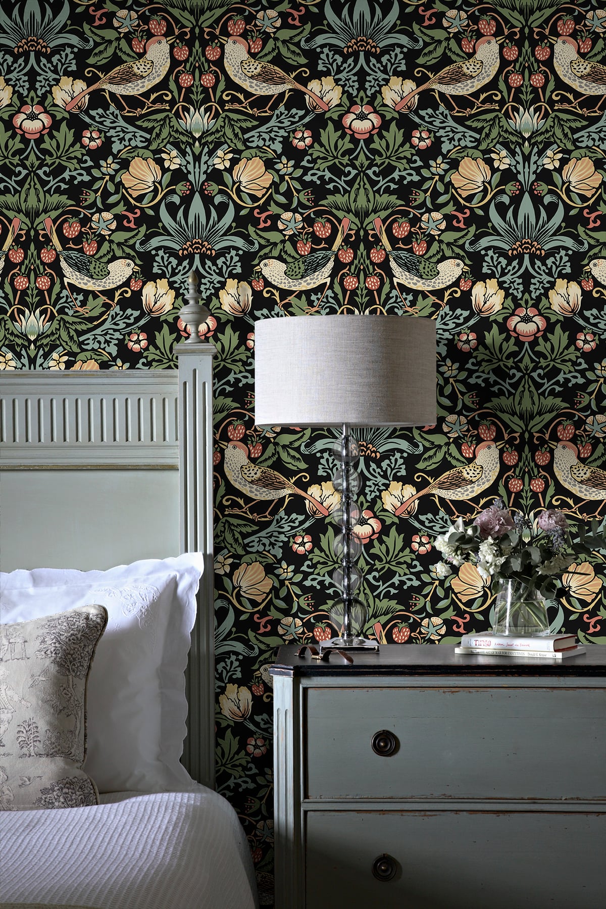 Aves Garden Peel and Stick Removable Wallpaper