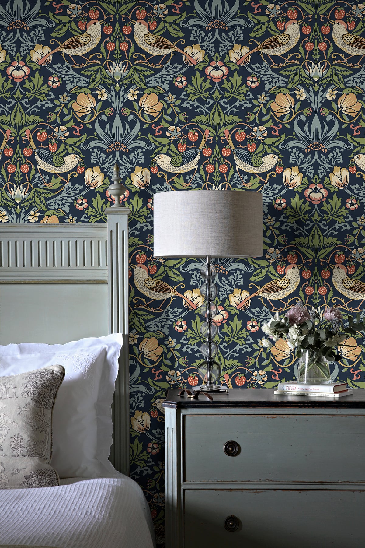 Aves Garden Peel and Stick Removable Wallpaper