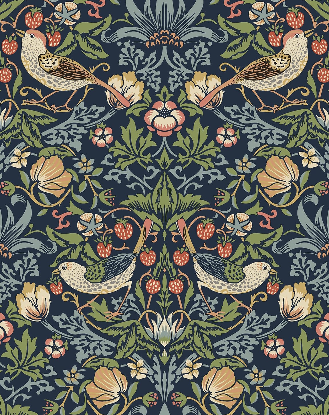Aves Garden Peel and Stick Removable Wallpaper