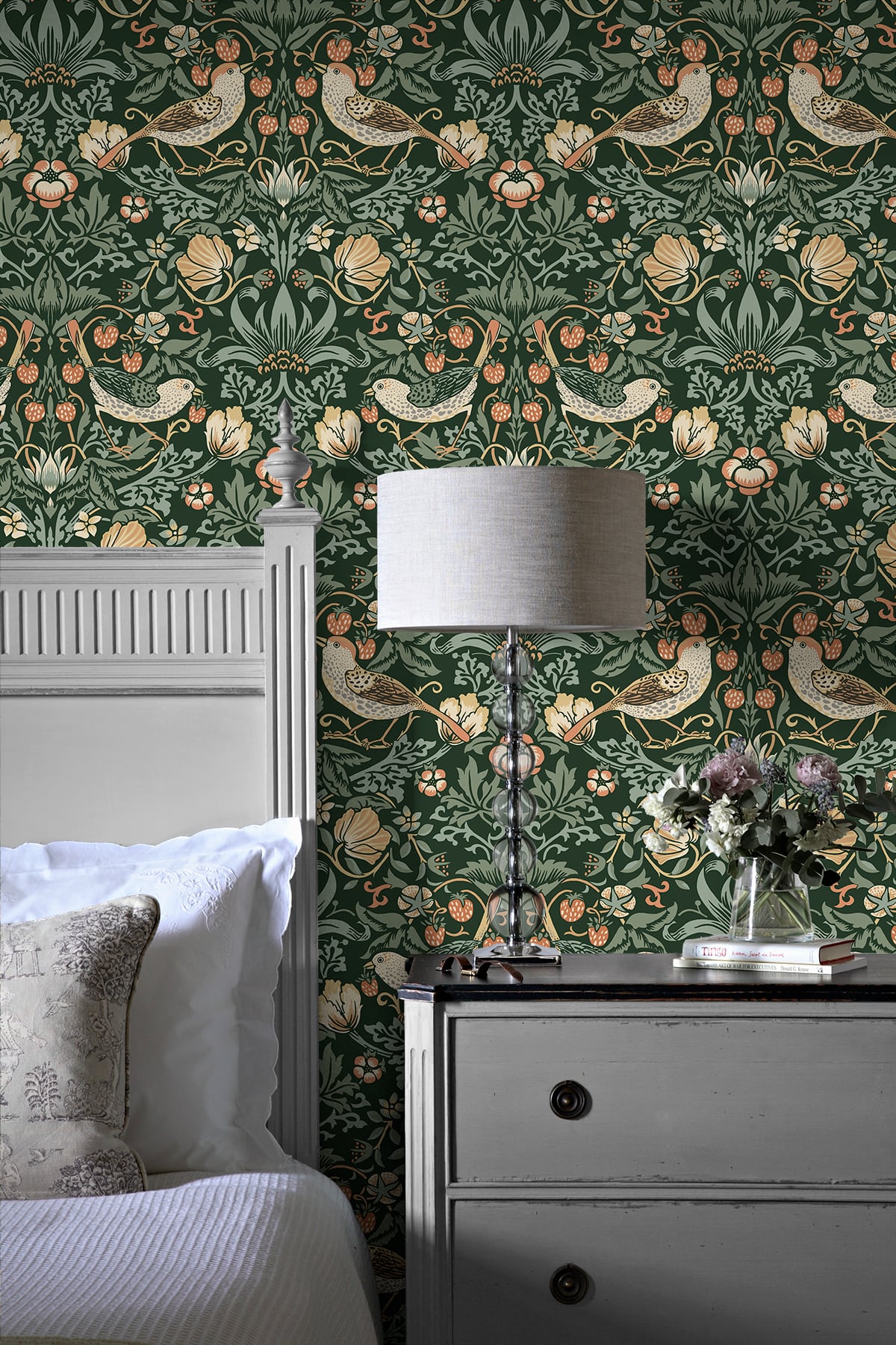 Aves Garden Peel and Stick Removable Wallpaper
