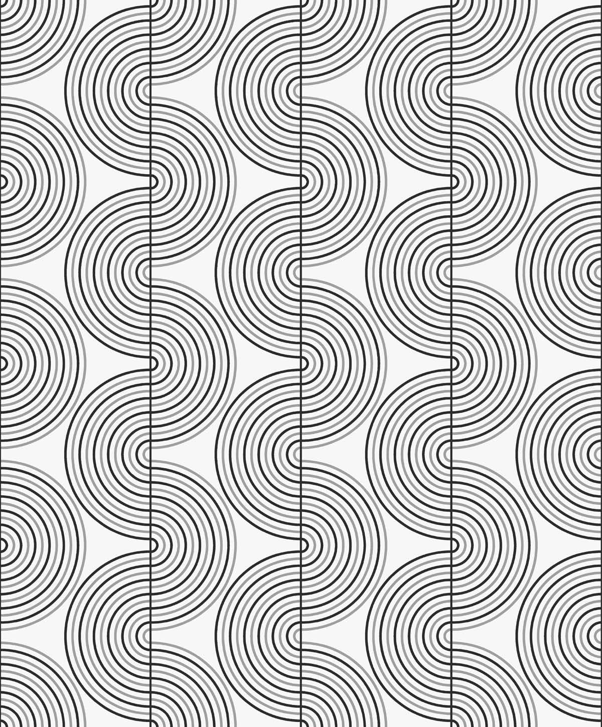 Zen Geo Premium Peel and Stick Removable Wallpaper