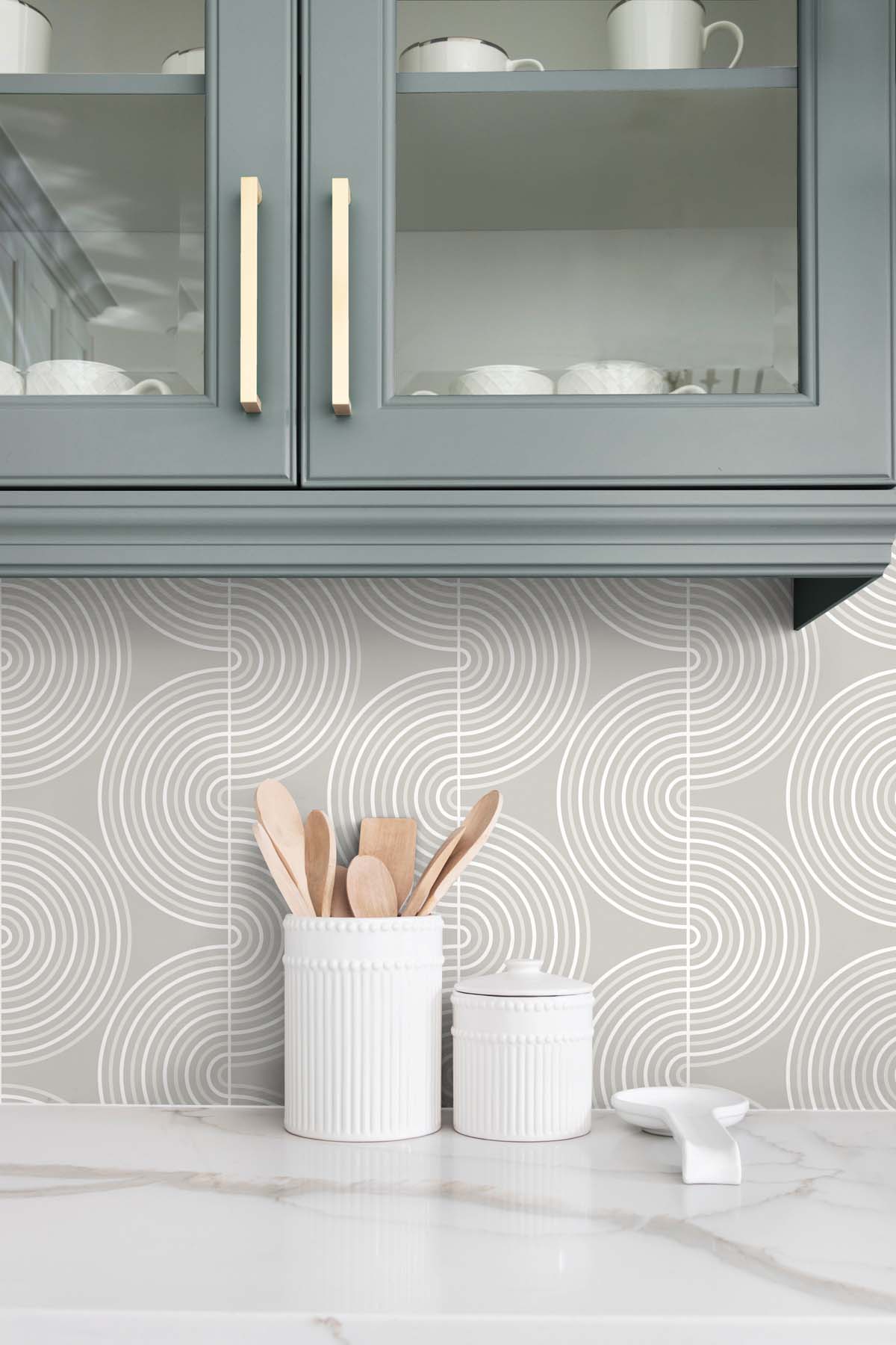 Zen Geo Premium Peel and Stick Removable Wallpaper