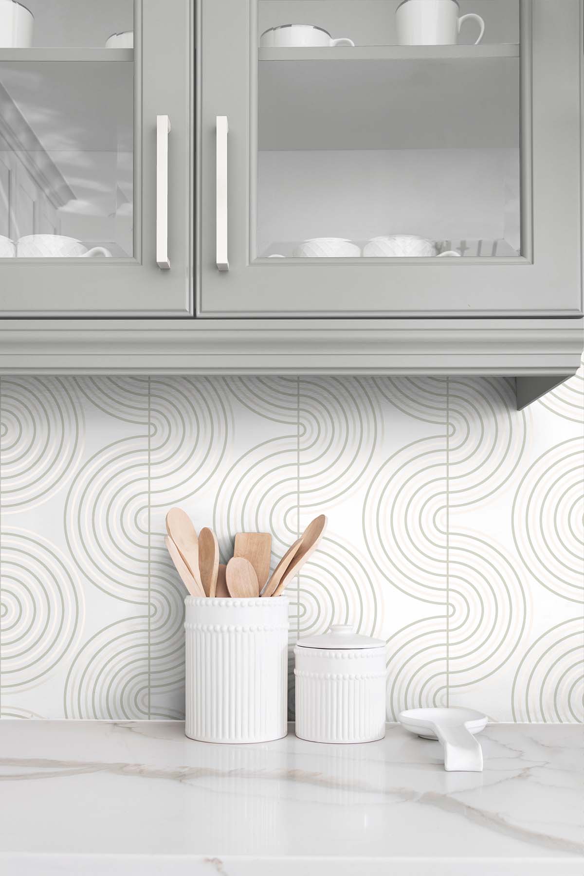 Zen Geo Premium Peel and Stick Removable Wallpaper