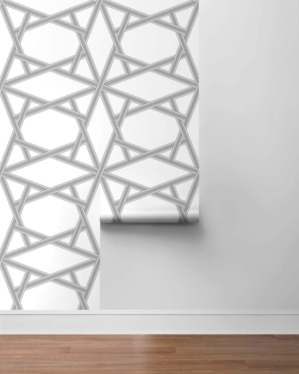 Crossroads Geo Premium Peel and Stick Removable Wallpaper