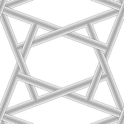 Crossroads Geo Premium Peel and Stick Removable Wallpaper